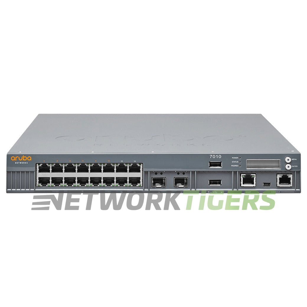 NEW HPE Aruba JW679A 7010 (US) 16x 1GB PoE+ RJ45 Controller for 32x AP's