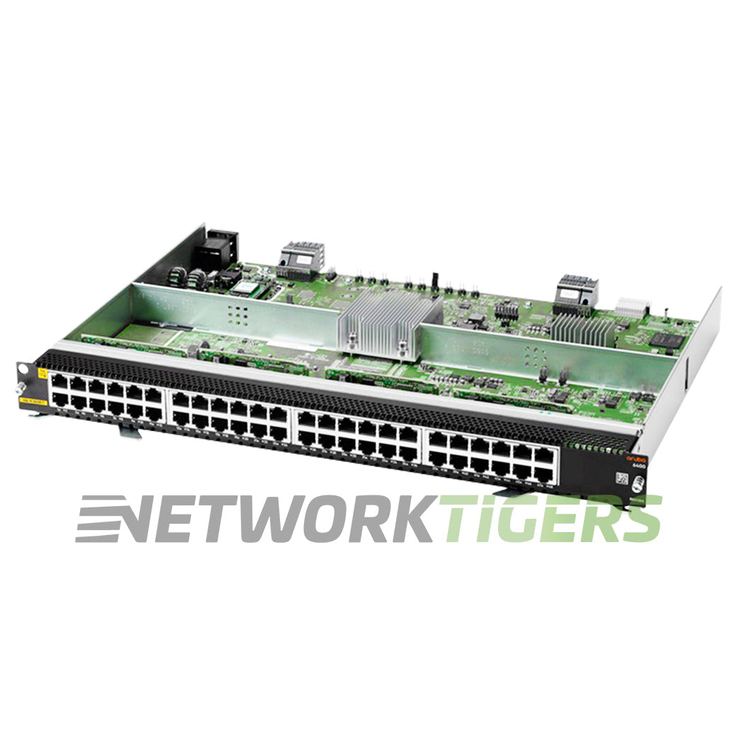 NEW HPE Aruba R0X38B CX 6400 Series 48x 1GB PoE RJ45 Switch Line Card