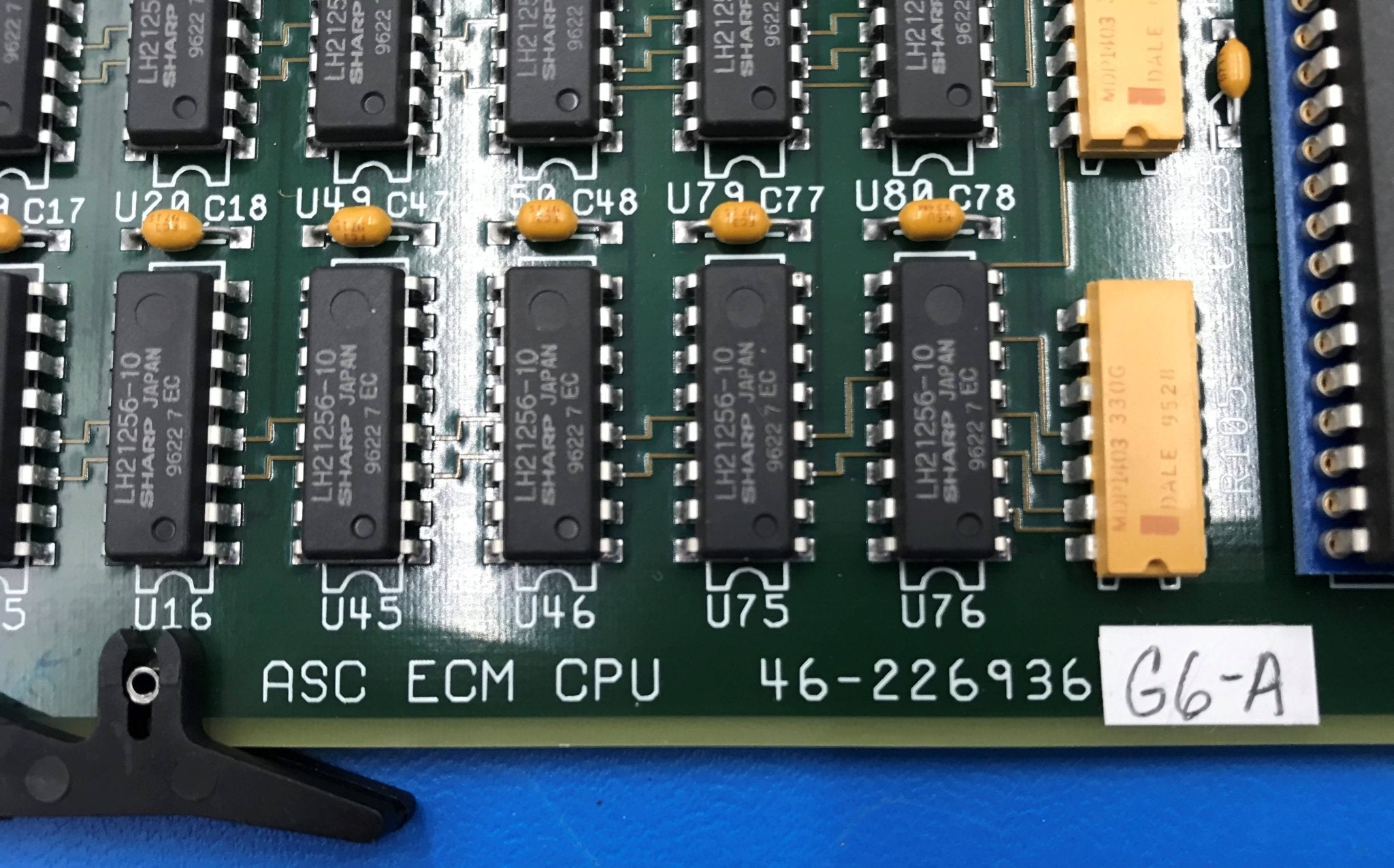 ASC ECM CPU Board W/ Flash AUX Memory PCB (46-226936 G6-A/46-321381P1 Rev1 GE