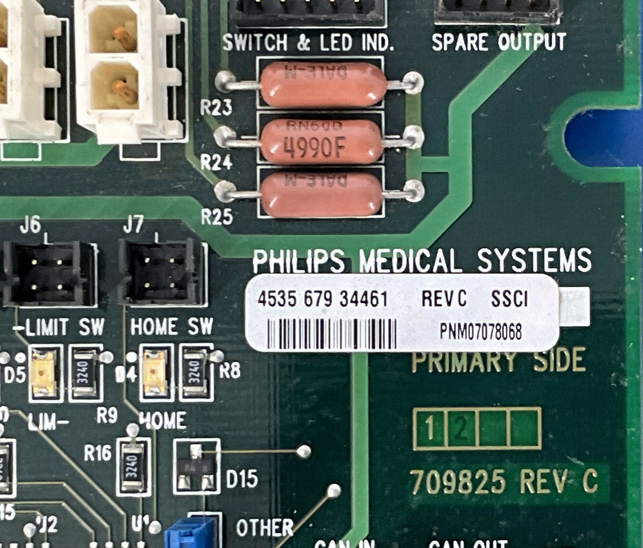 MMI BOARD (TABLE) (453567934461 REV C ) PHILIPS/CT