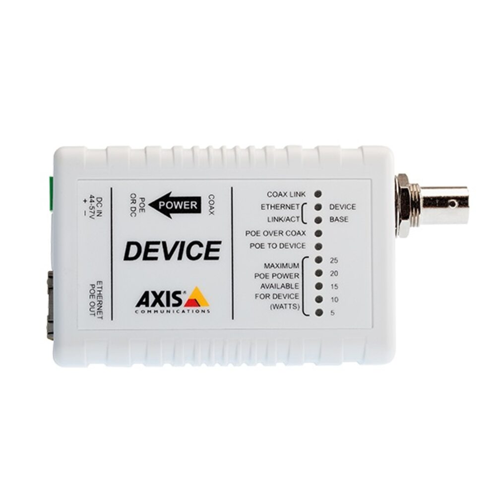 AXIS T8641 PoE+ over Coax Base Unit (5028-411