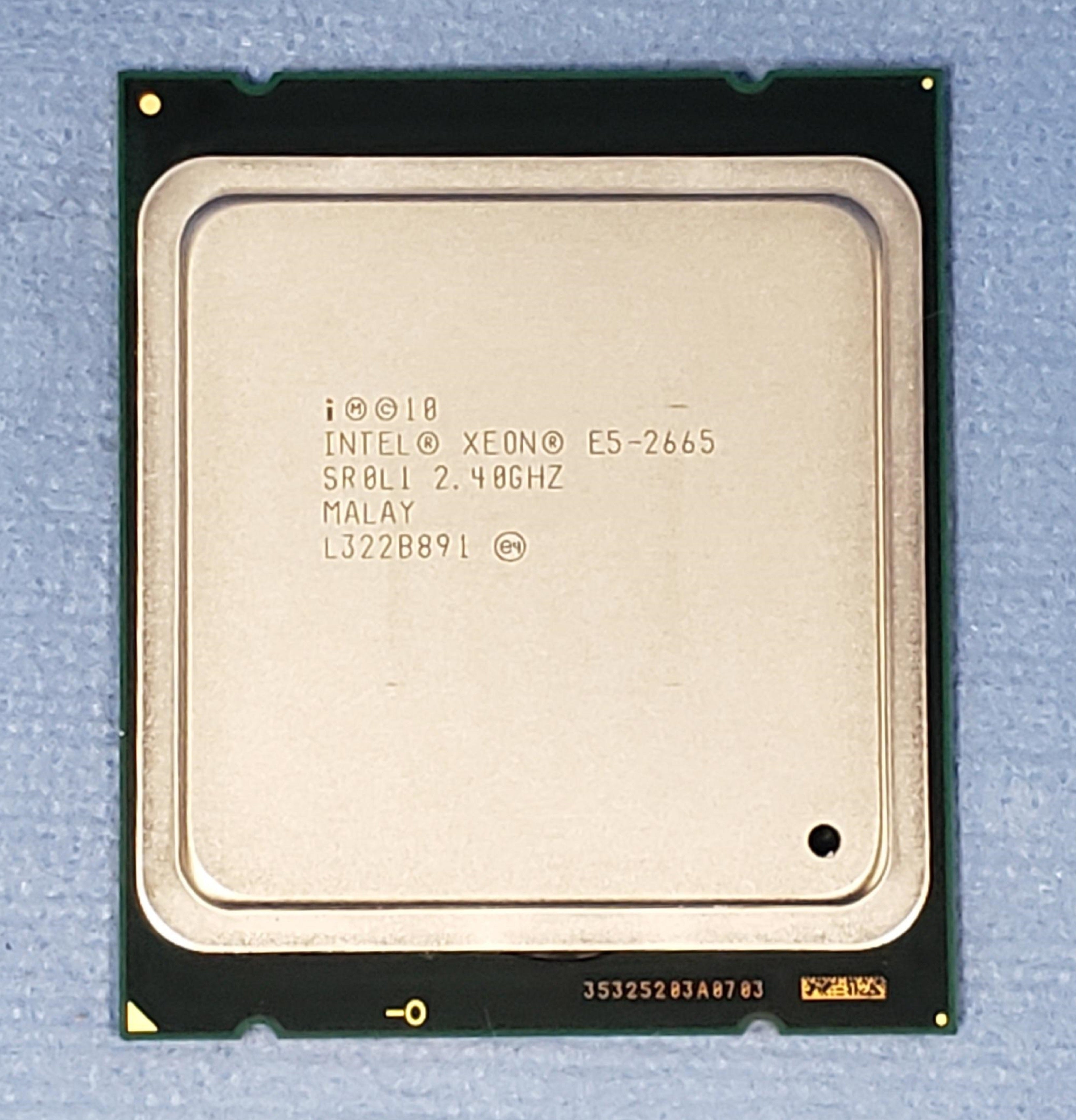 Intel Xeon 8-Core E5-2665 2.4GHZ 20MB L3 Cache 8GT/S - SR0L1