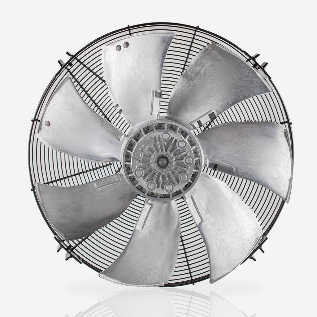 FN063-VDS.6N.V7P4 ZIEHL-ABEGG Axial Fan 3~400V 2.8/1.75kW 5.0/2.9A 1320/1010rpm