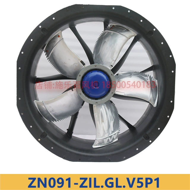 ZN091-ZIL.GL.V5P1 ZIEHL-ABEGG Axial Fan 3~380/480V 3.2kW 5.2/4.2A 1100rpm