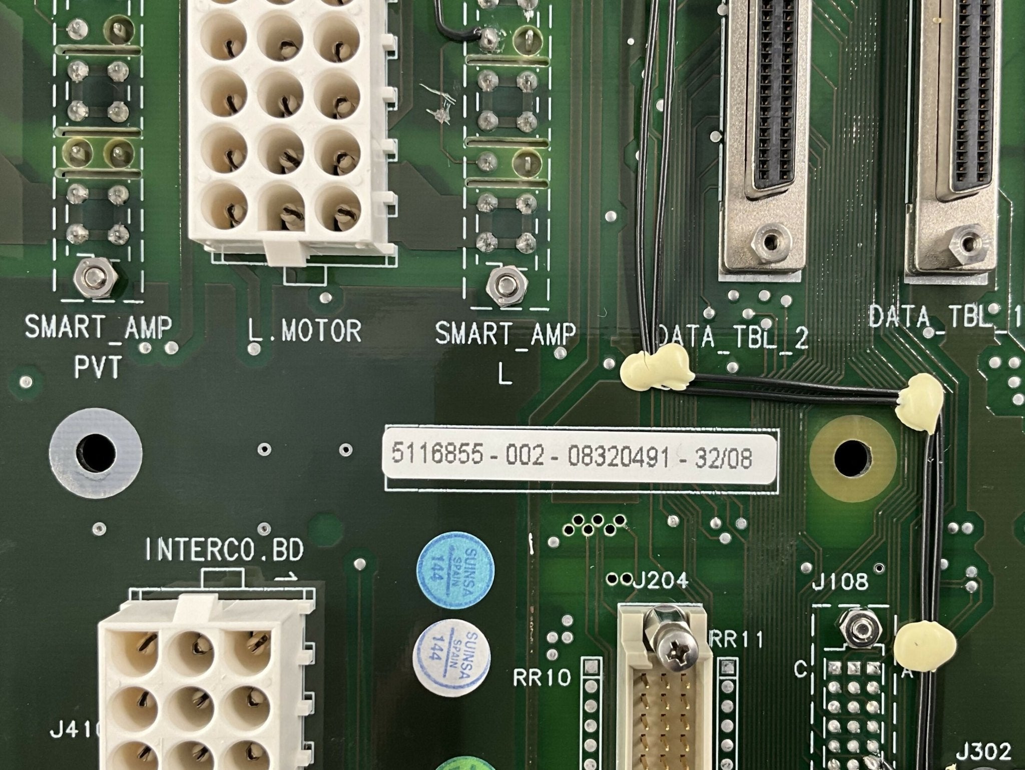 BACKPLANE H1C BOARD (5116855 (REV-002 GE