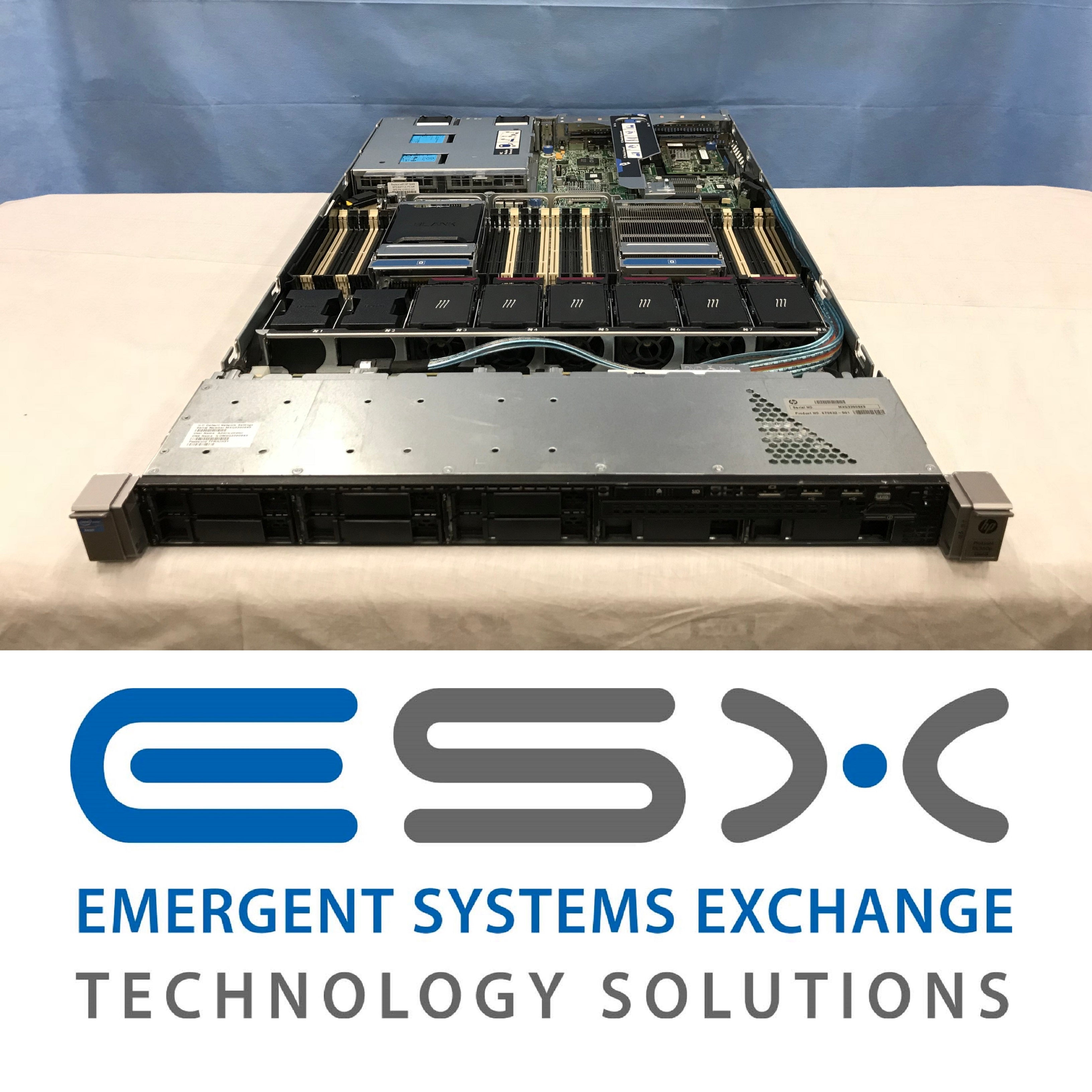 HP Proliant DL360p G8 Server - 1x Intel 6-Core E5-2620 @ 2.0GHz 32GB P420i