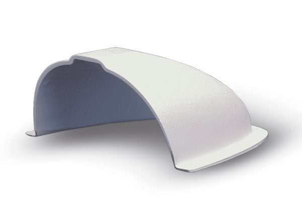 Beckson Plastic Vent-o-Mate White ABS Ventilators - Cowl and Mini Locker