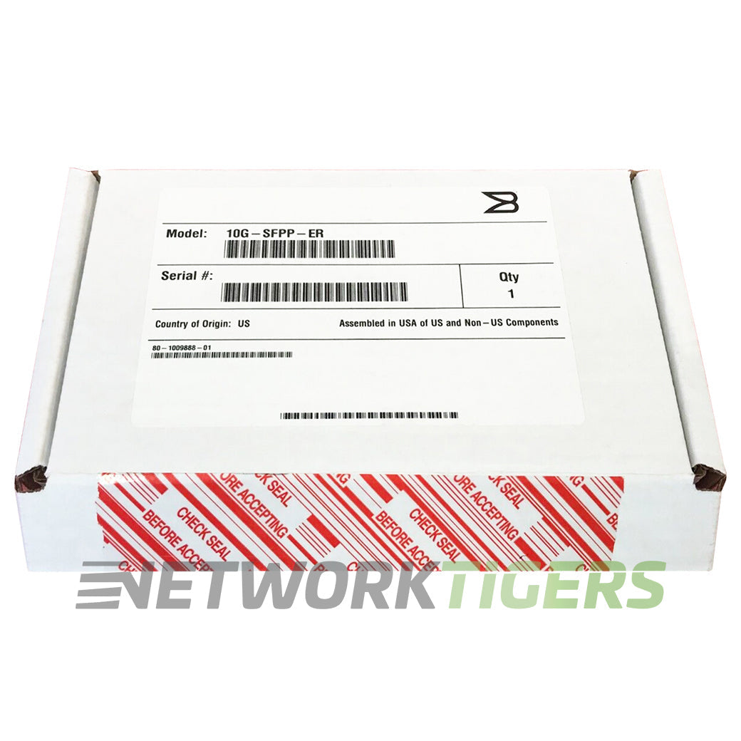 NEW Ruckus 10G-SFPP-ER 10GB BASE-ER 1550nm SMF LC SFP+ Transceiver