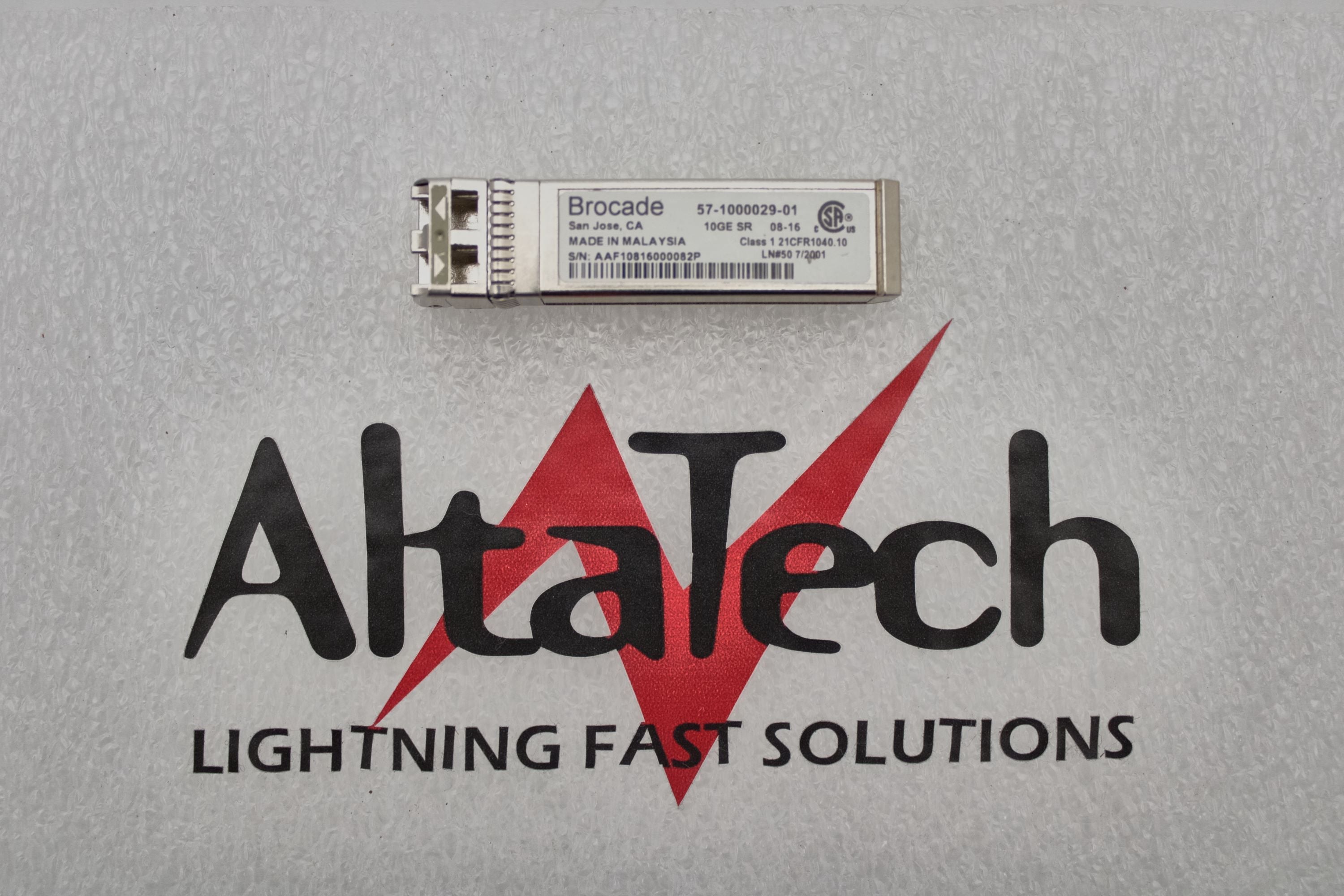 Brocade 57-1000029-01 BROCADE 57-1000029-01 10GE SR SFP TRANSCEIVER