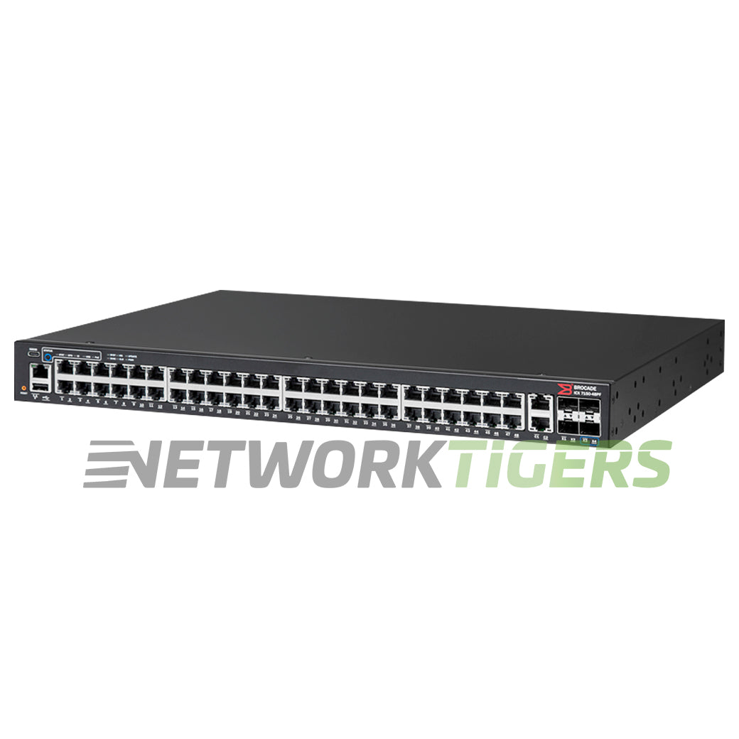 Ruckus ICX7150-48-2X10G Brocade ICX 7150 48x 1GB RJ45 2x 10GB SFP+ Switch