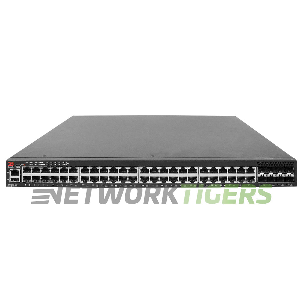 Ruckus ICX7250-48P-2X10G 48x 1GB PoE+ RJ45 6x SFP 2x 10GB SFP+ S-B Air Switch