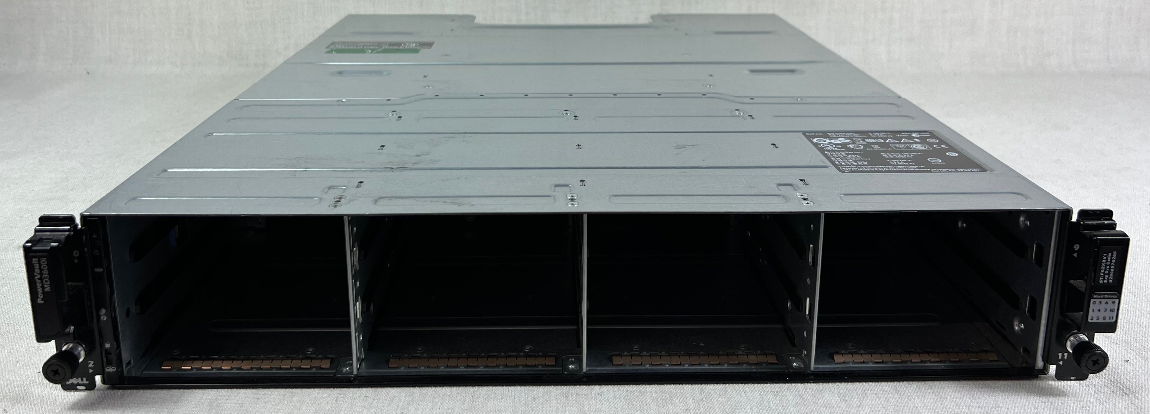 Dell PowerVault MD3600i 2U 10GbE iSCSI Storage Array 12x 4TB 48TB