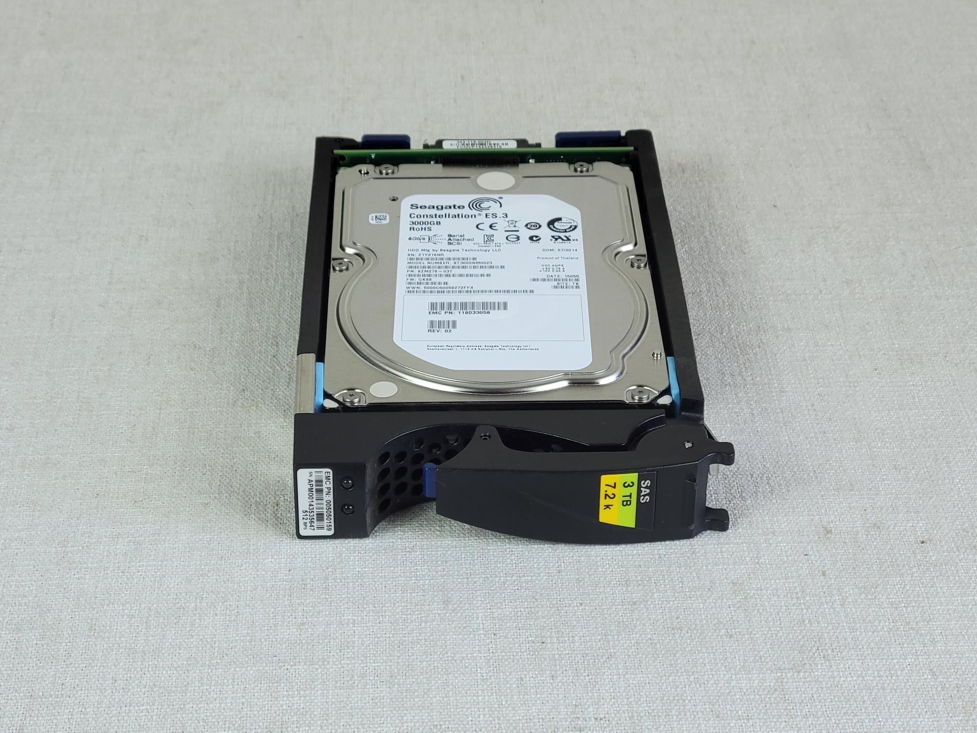 Data Domain 3TB 7.2K 6G SAS 3.5" Hard Drive 005050159