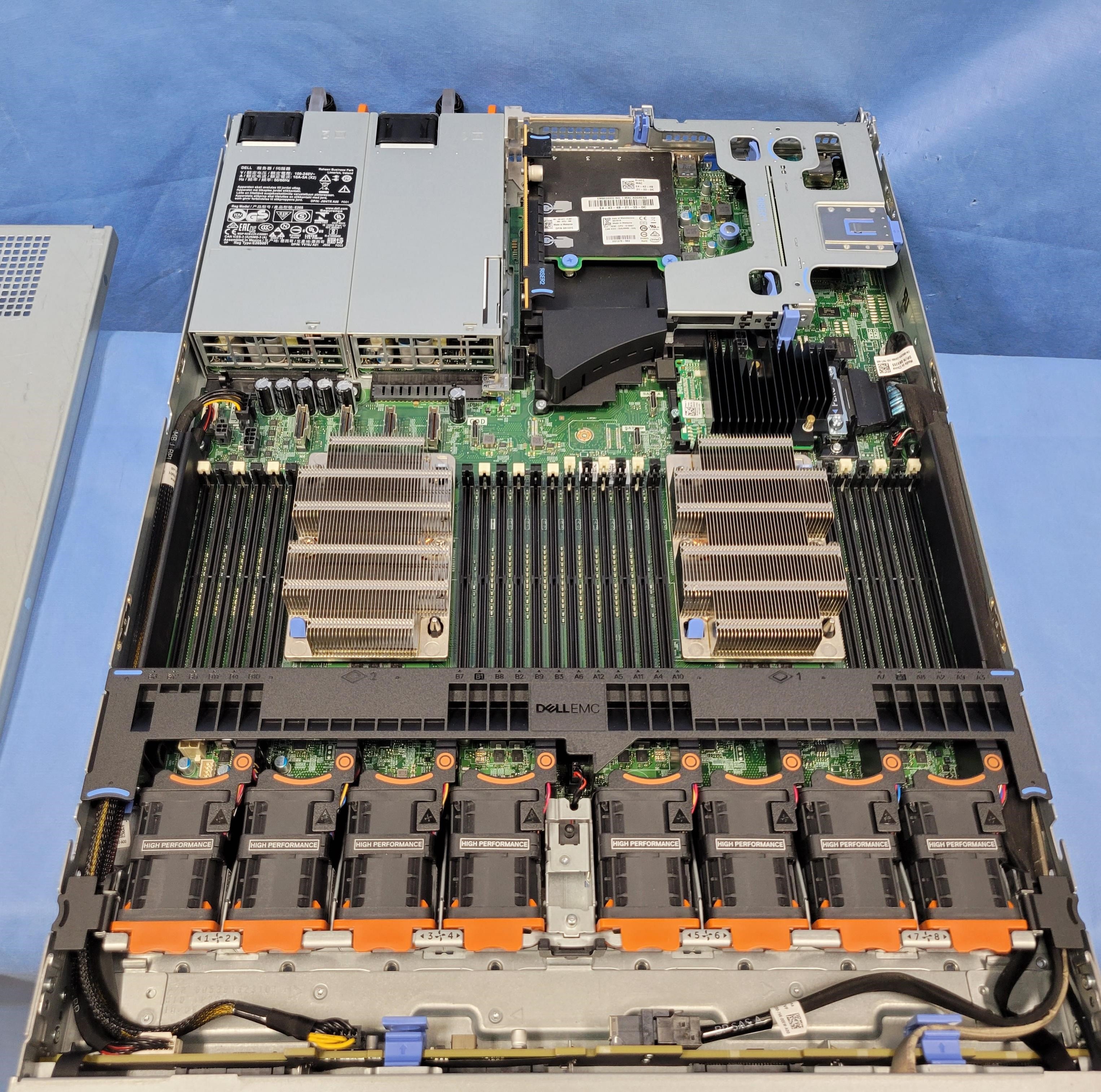 Dell PowerEdge R640 4x 3.5” 1U Server 2x 16 Core Gold 6142 @ 2.6GHz 768GB H330