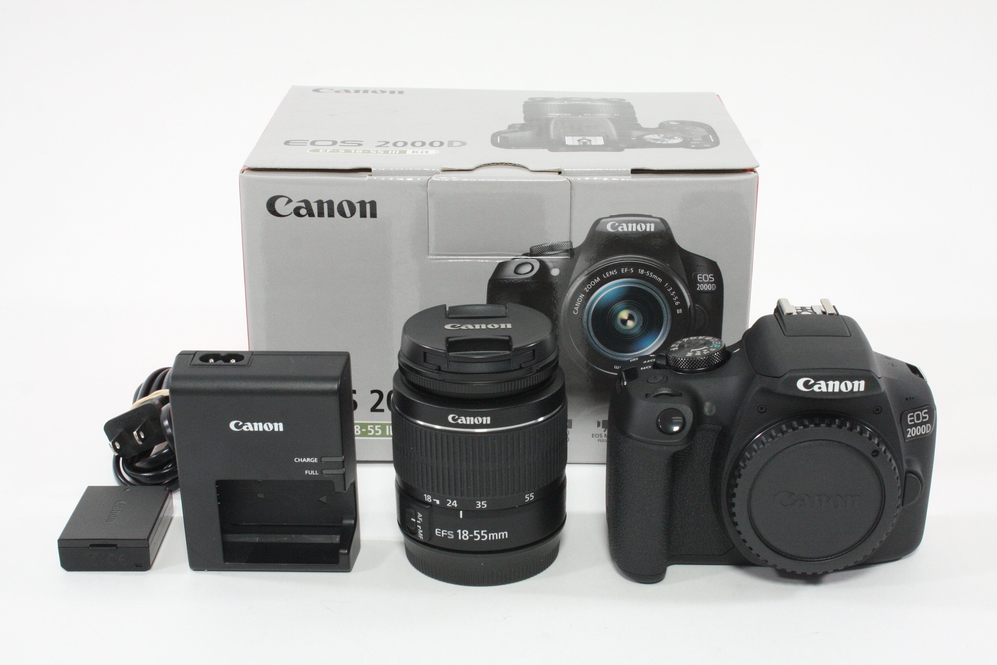 Canon 2000D (Rebel T7) w/ EF-S 18-55mm f/3.5-5.6 III - Shutter Count 204