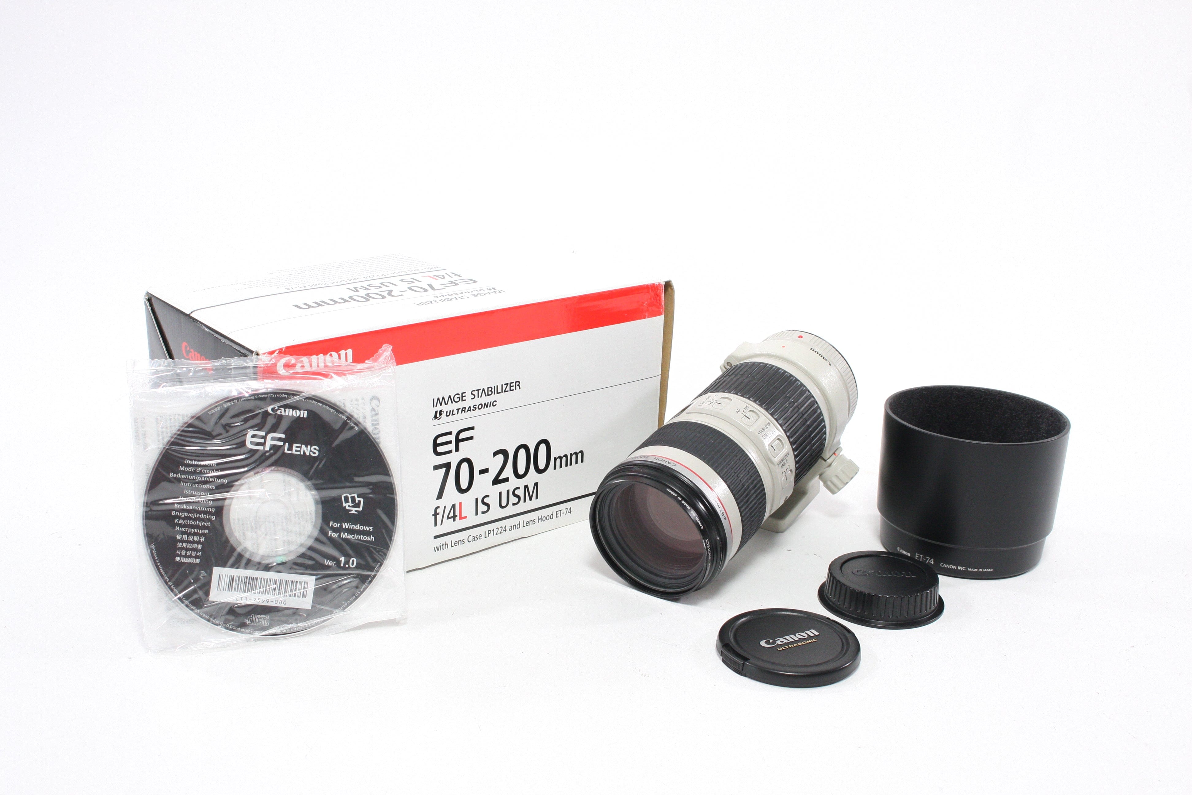 Canon 70-200mm f/4L IS USM Lens for Canon EF Mount