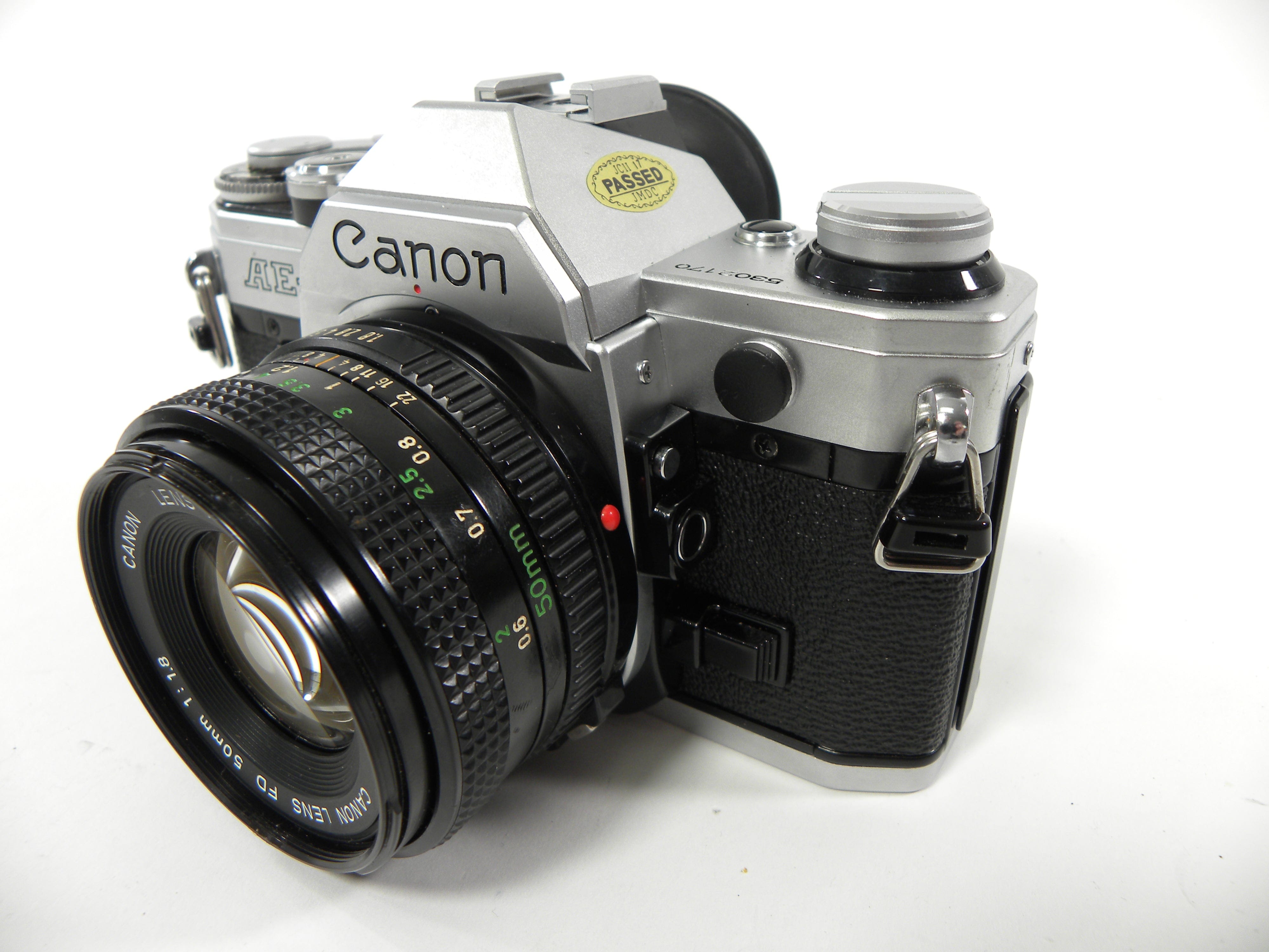 Canon AE-1 35mm SLR Camera w/FD 50mm f1.8