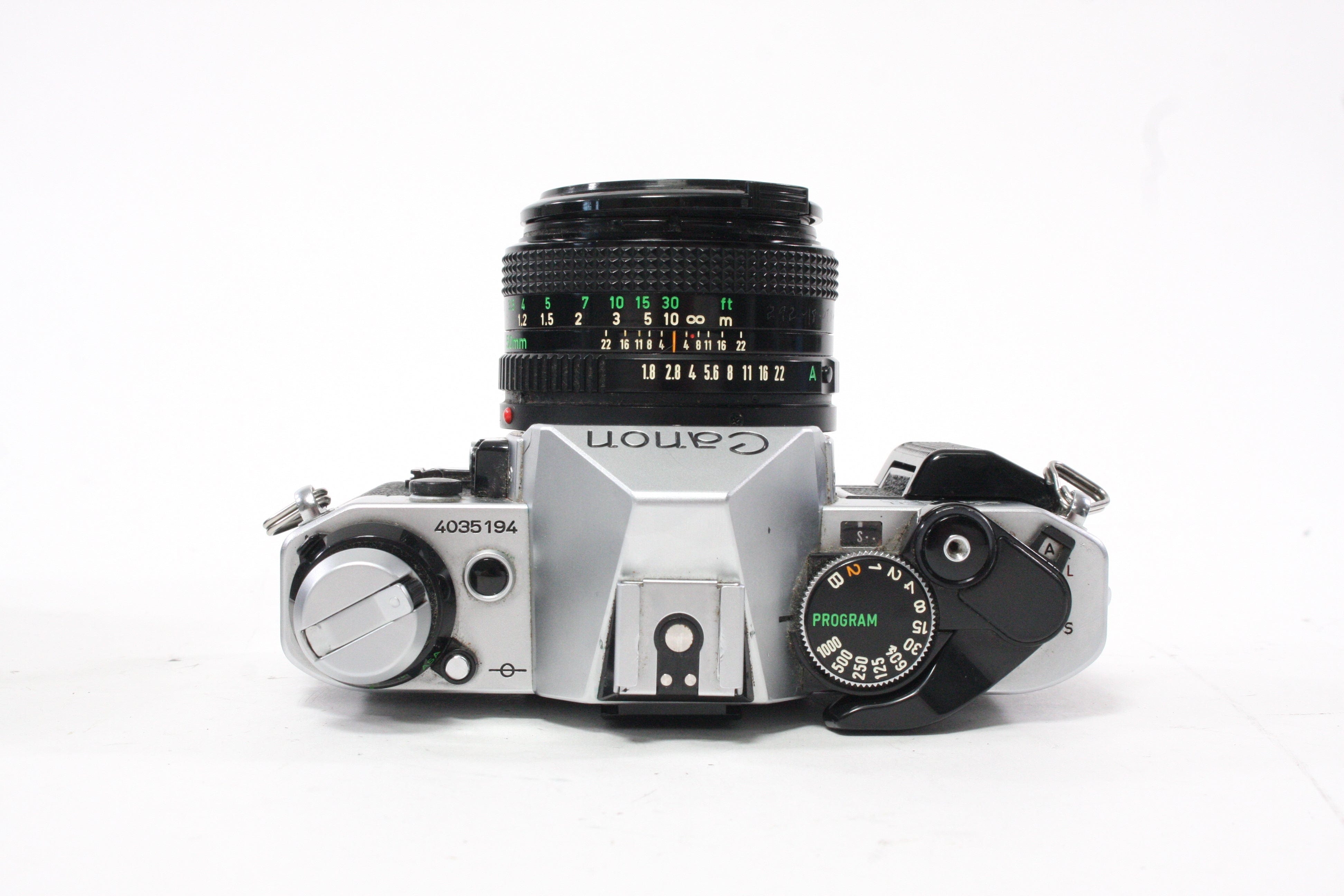 Canon AE-1 35mm SLR Camera with 50mm f/1.8 FD Lens