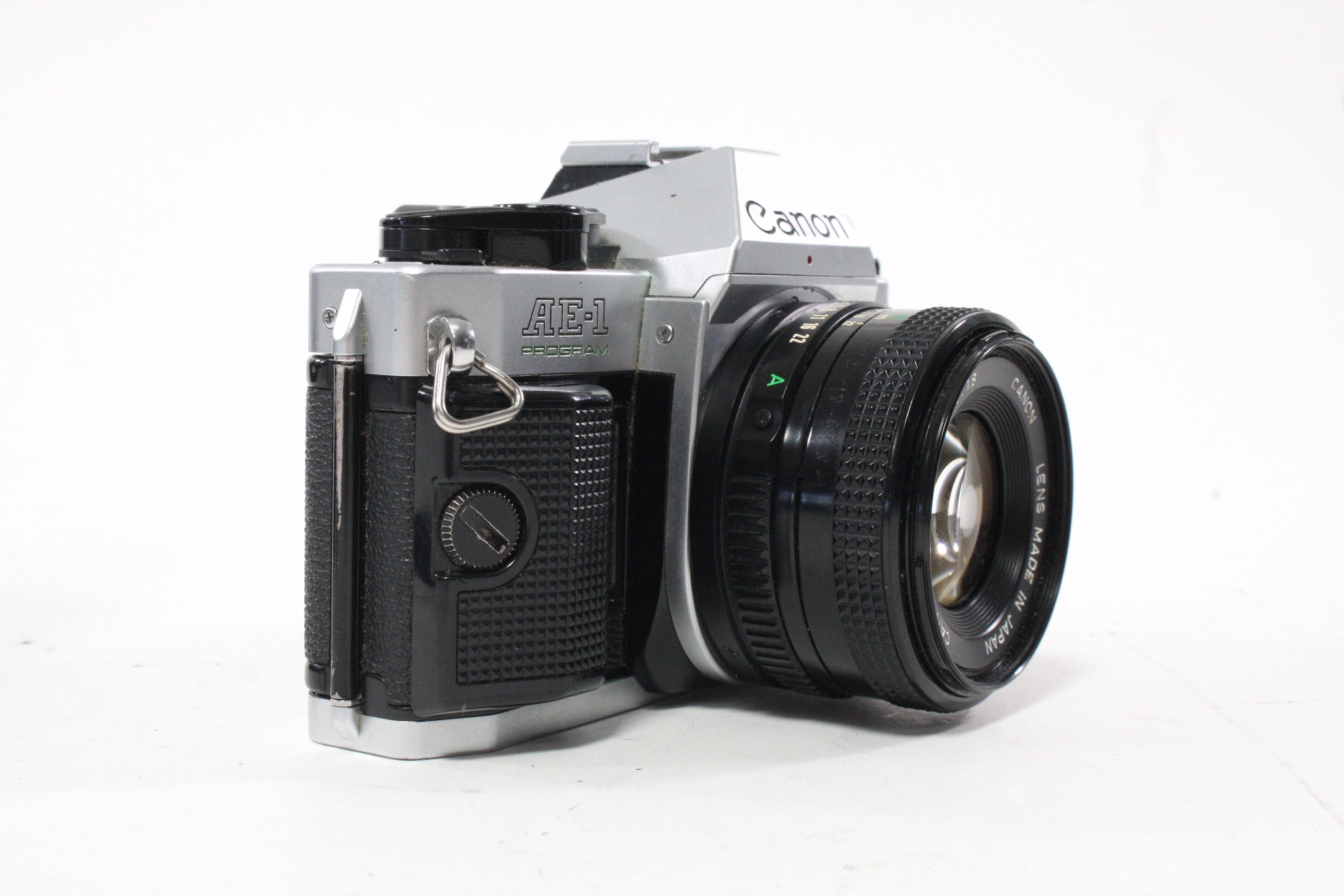 Canon AE-1 35mm SLR Camera with 50mm f/1.8 FD Lens