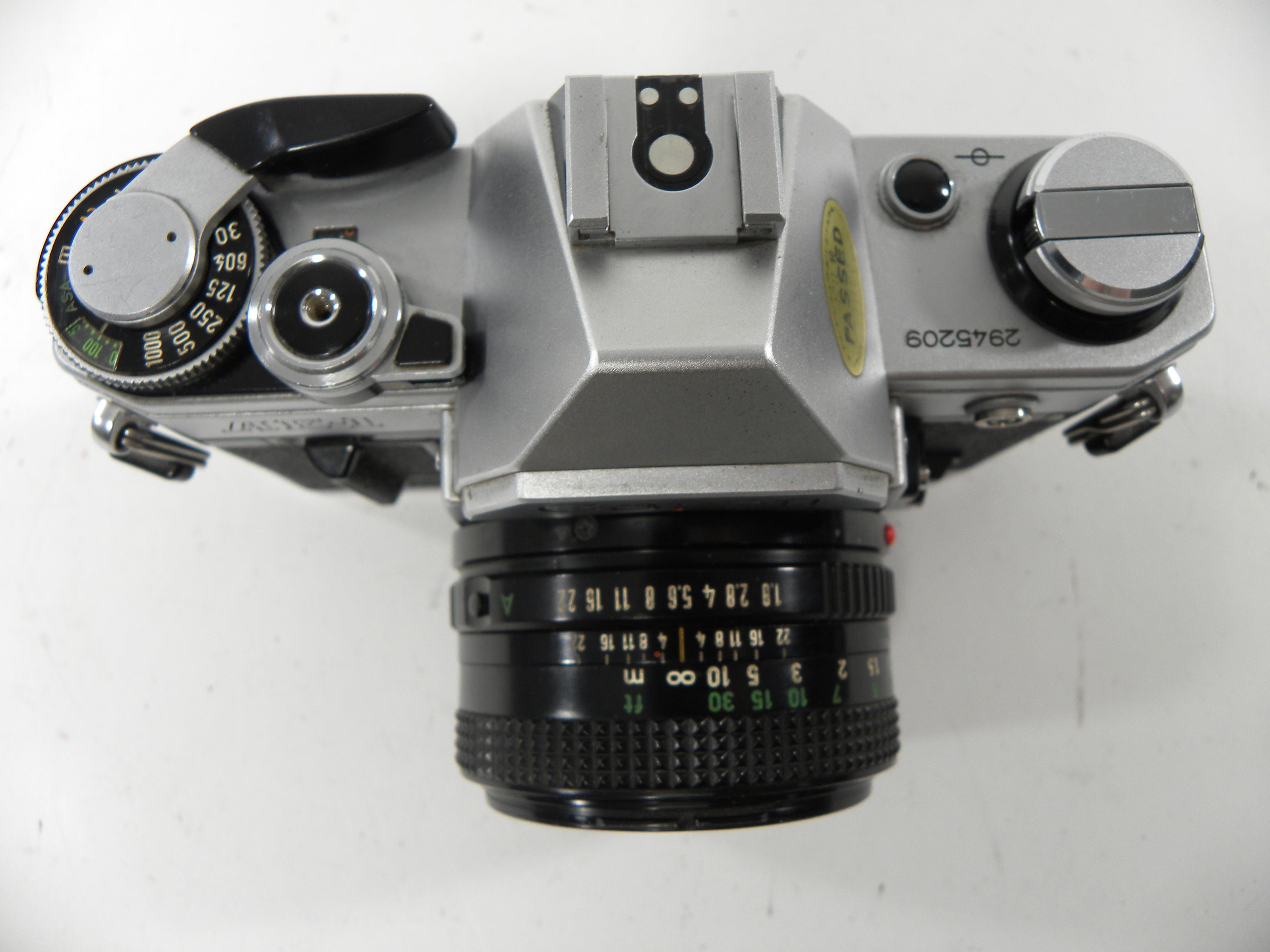 Canon AE-1 35mm SLR w/50mm f1.8