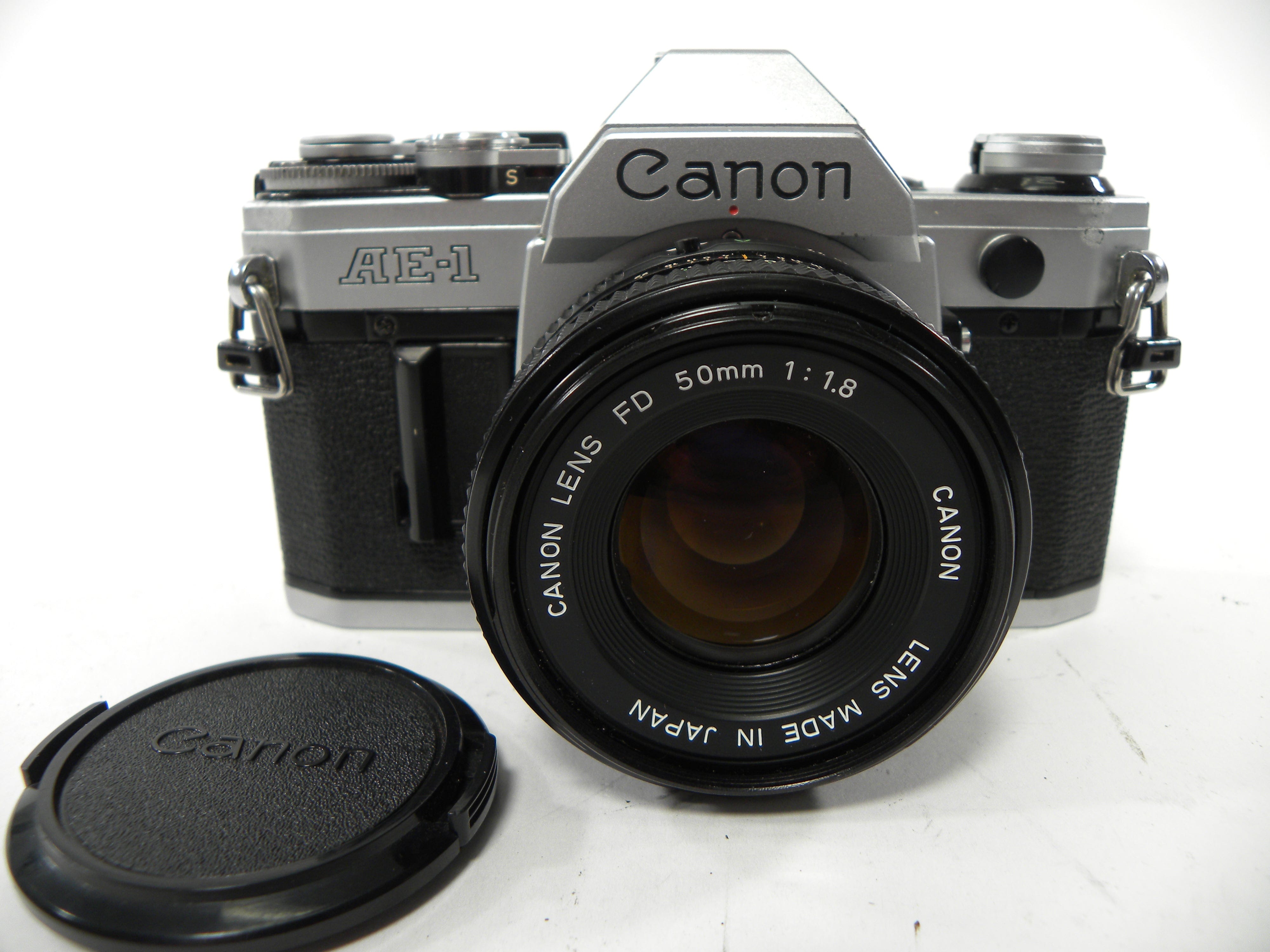 Canon  AE-1 35mm SLR w/FD 50mm f1.8