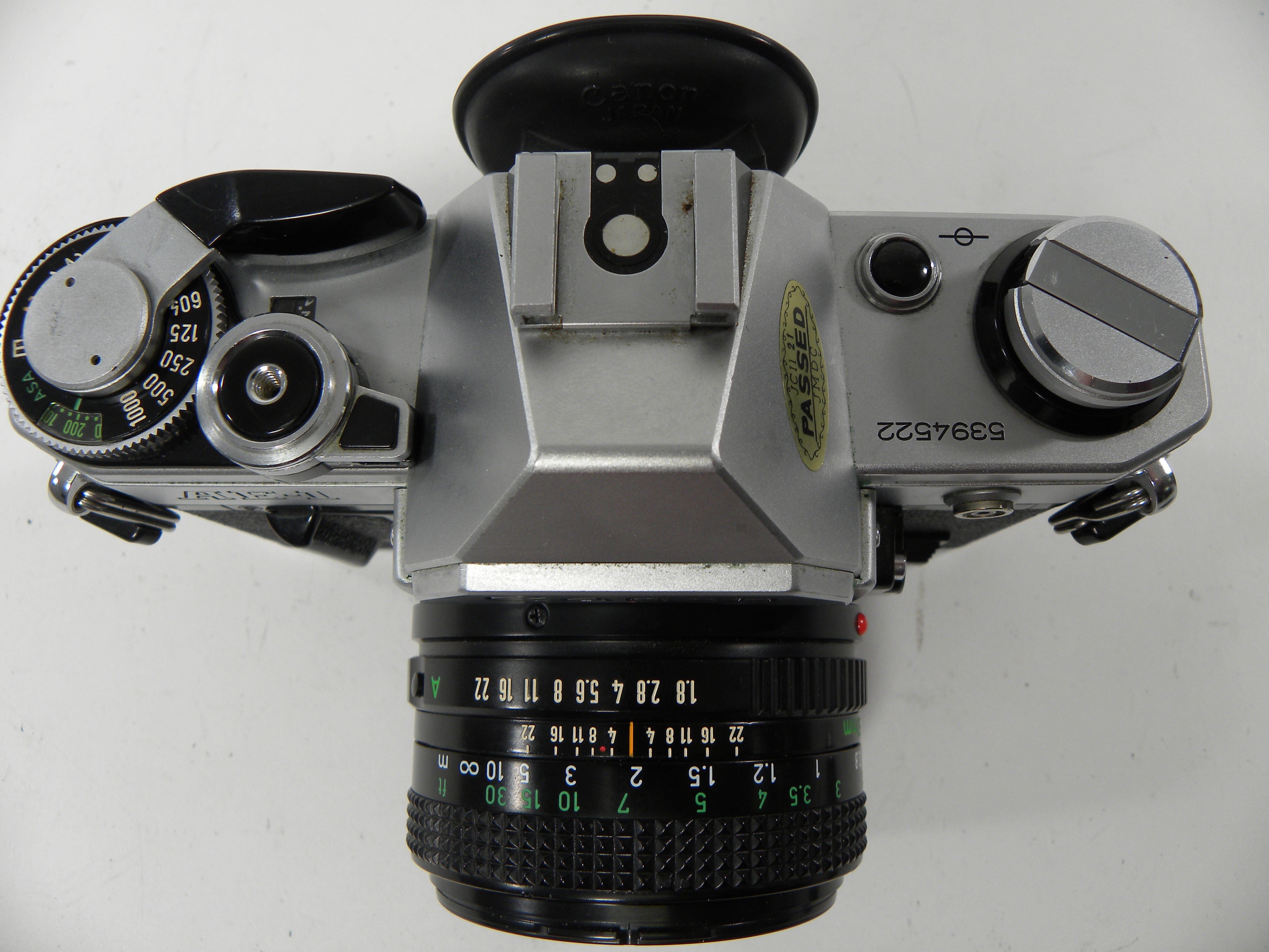 Canon AE-1 35mm SLR w/FD 50mm f1.8