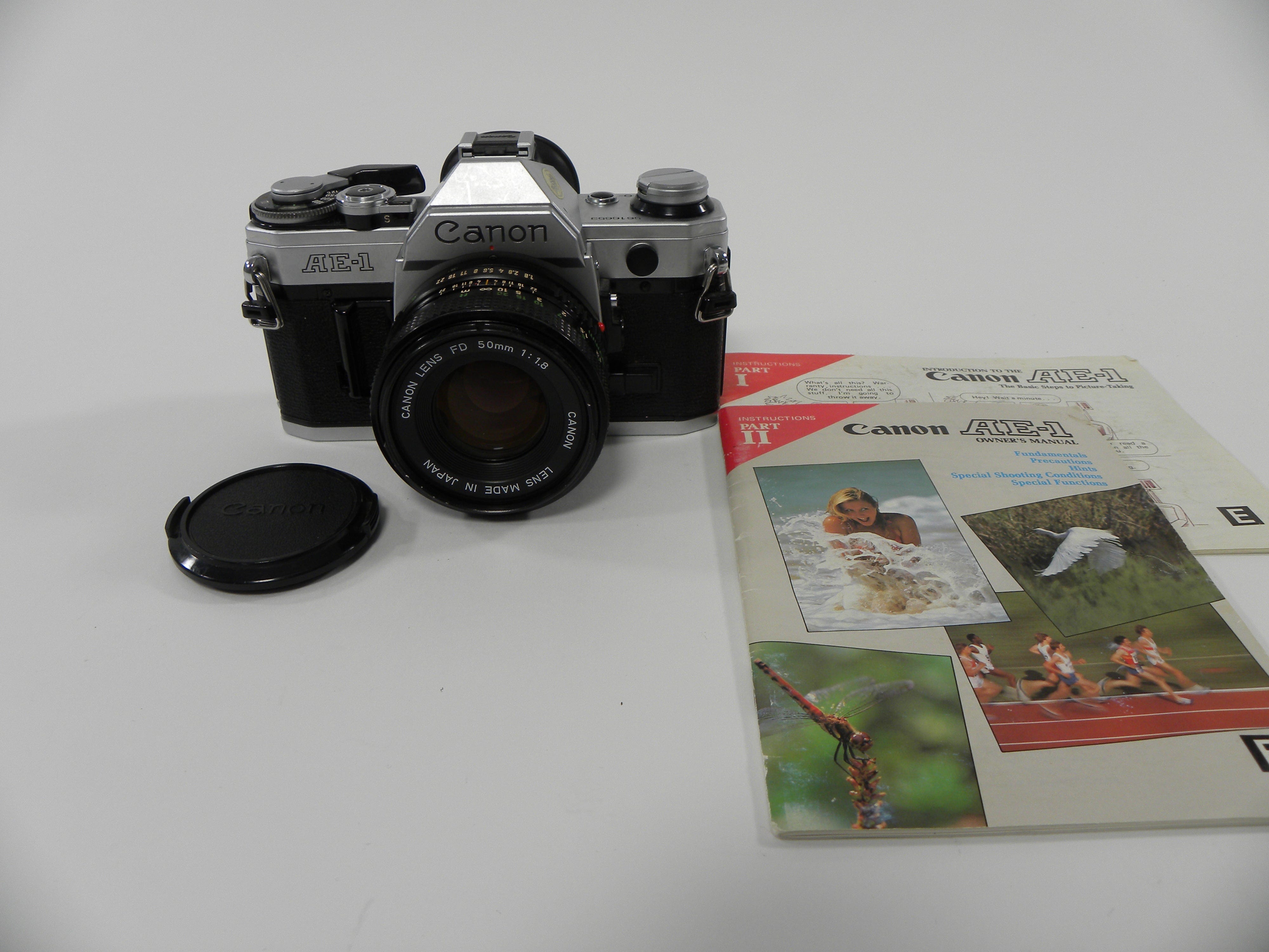 Canon AE-1 35mm SLR w/FD 50mm f1.8