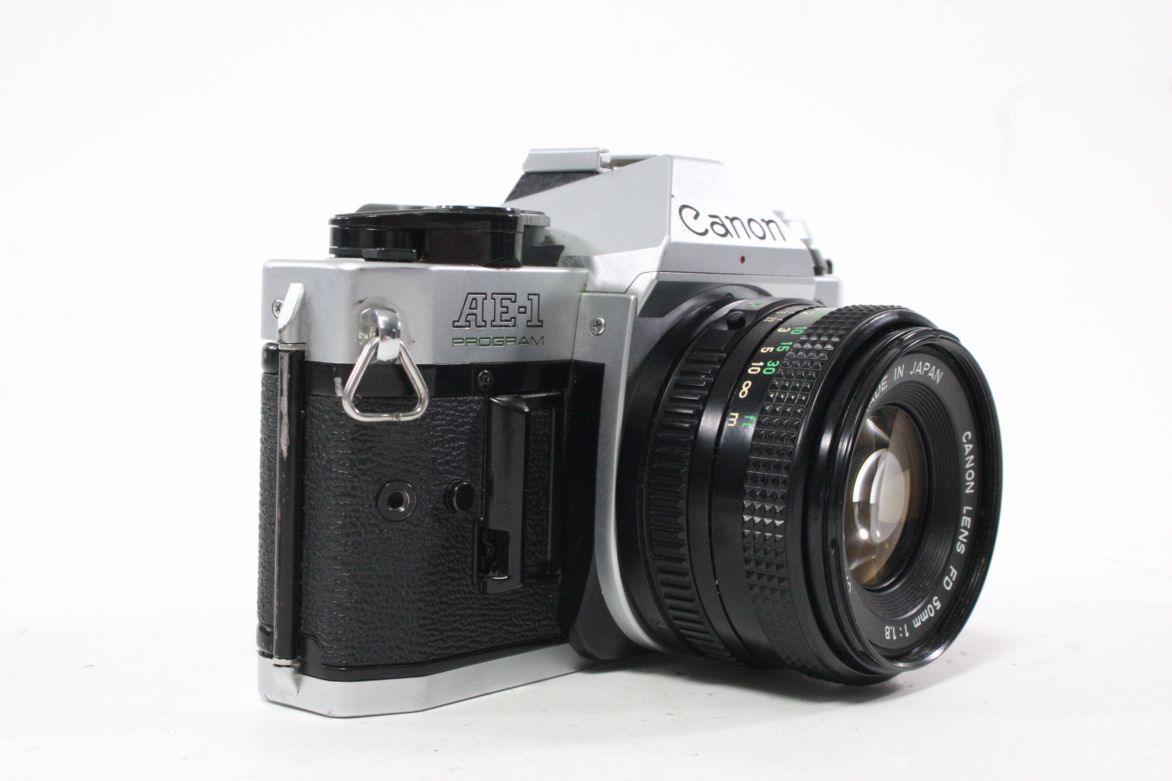 Canon AE-1 Program 35mm SLR Camera with 50mm f/1.8
