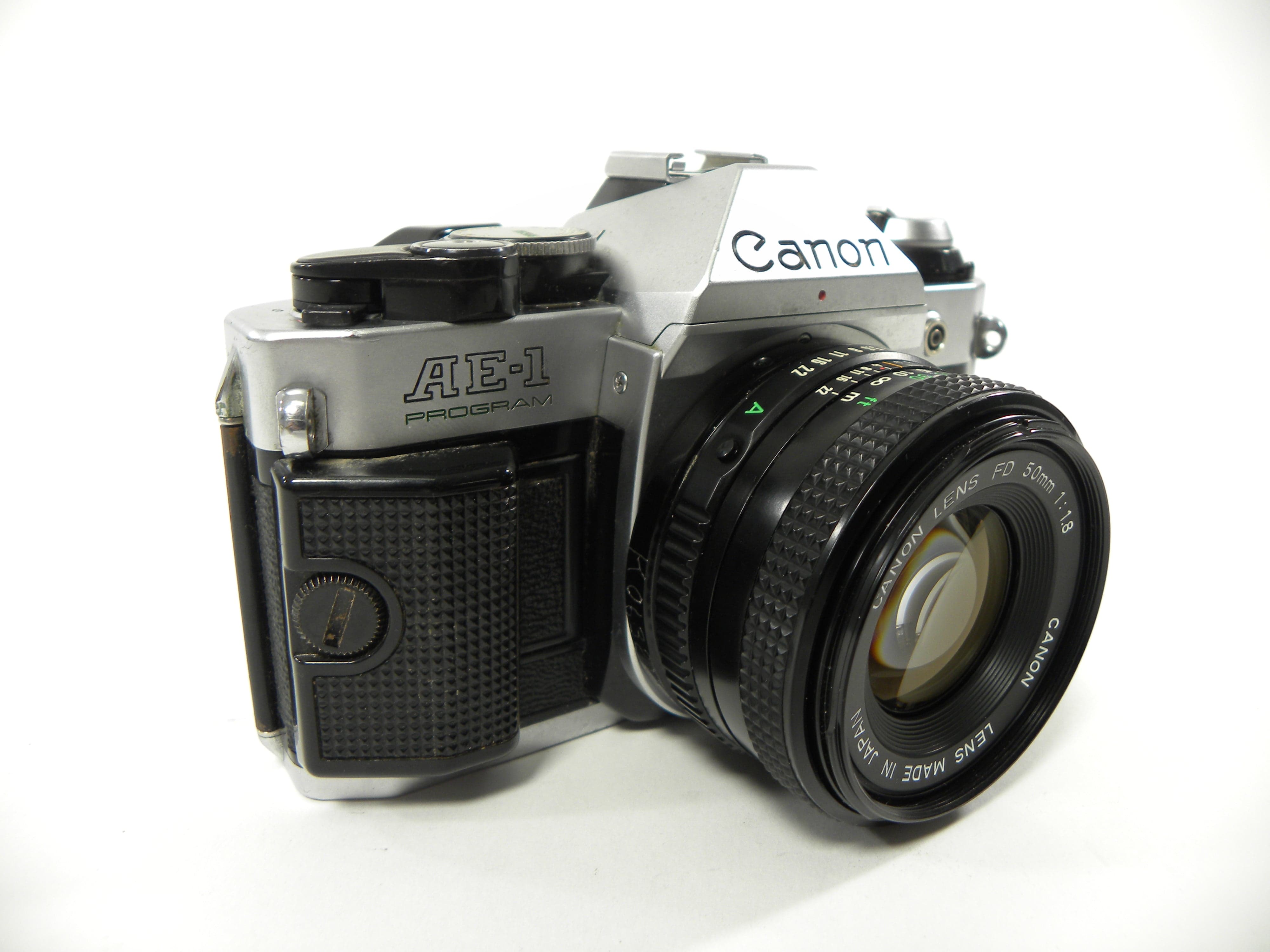 Canon AE-1 Program 35mm SLR w/FD 50mm f1.8