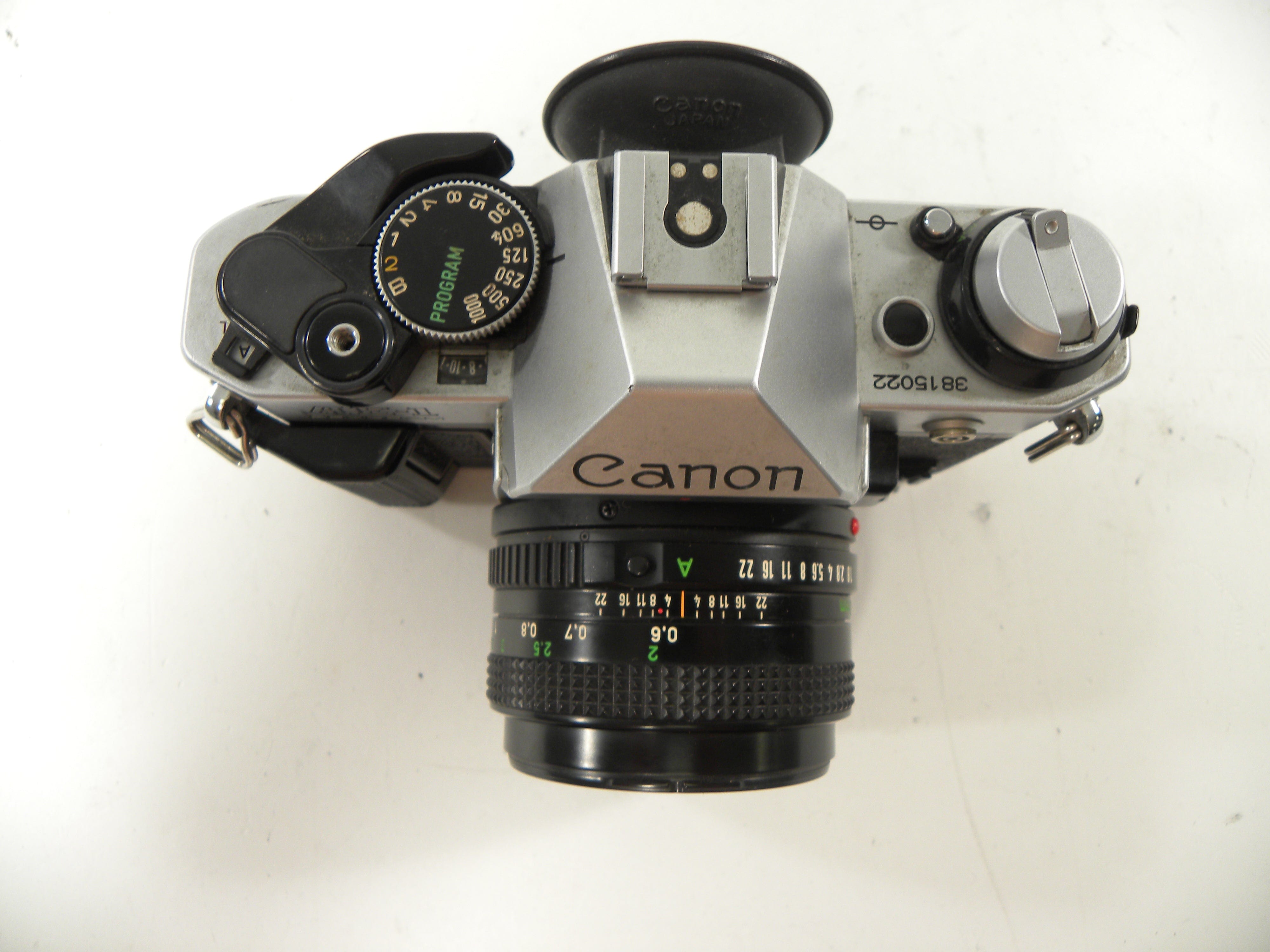 Canon AE-1 Program 35mm SLR Camera with 50mm f/1.8 FD Lens