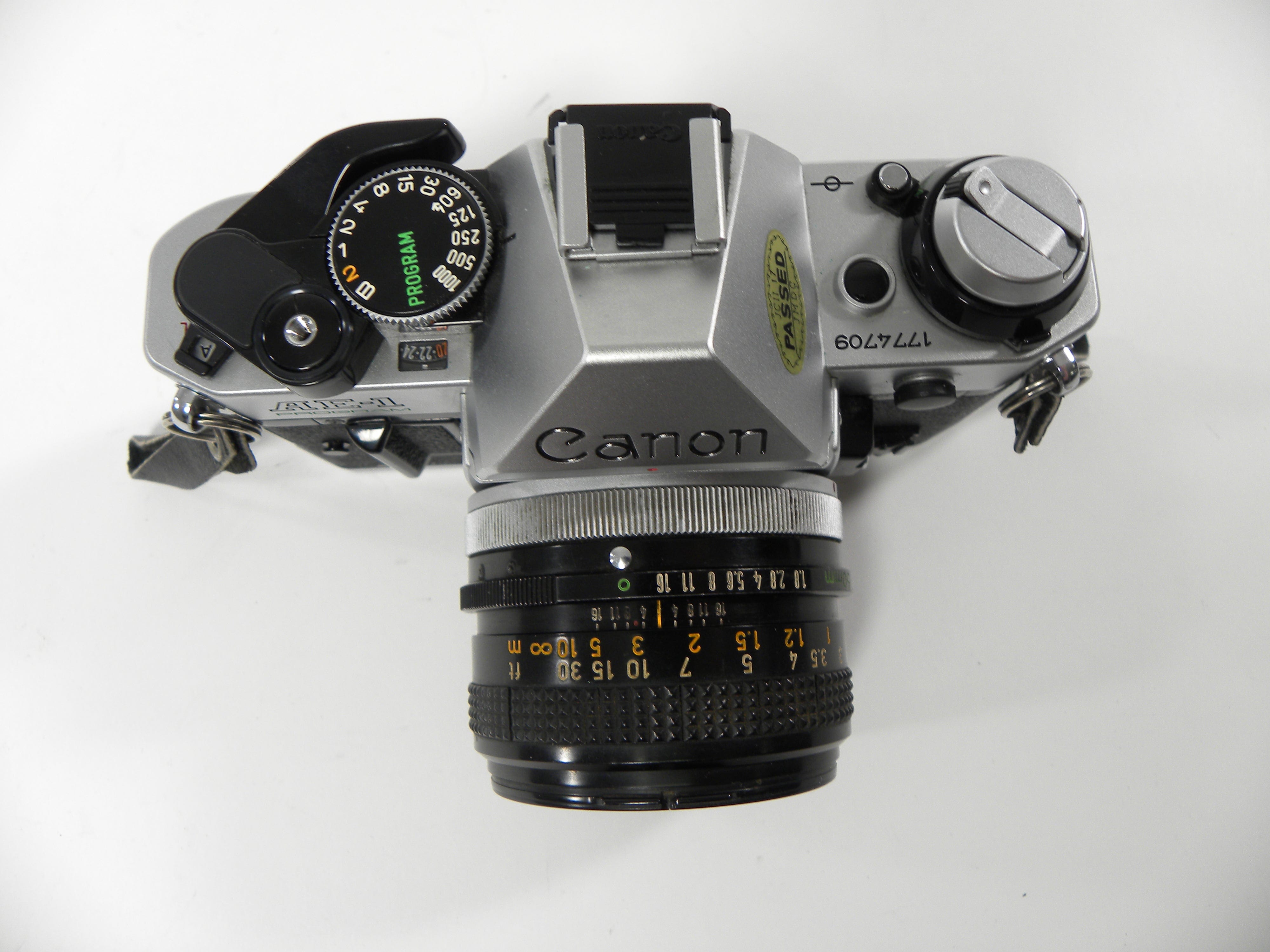 Canon AE-1 Program 35mm SLR w/FD 50mm f1.8 S.C.