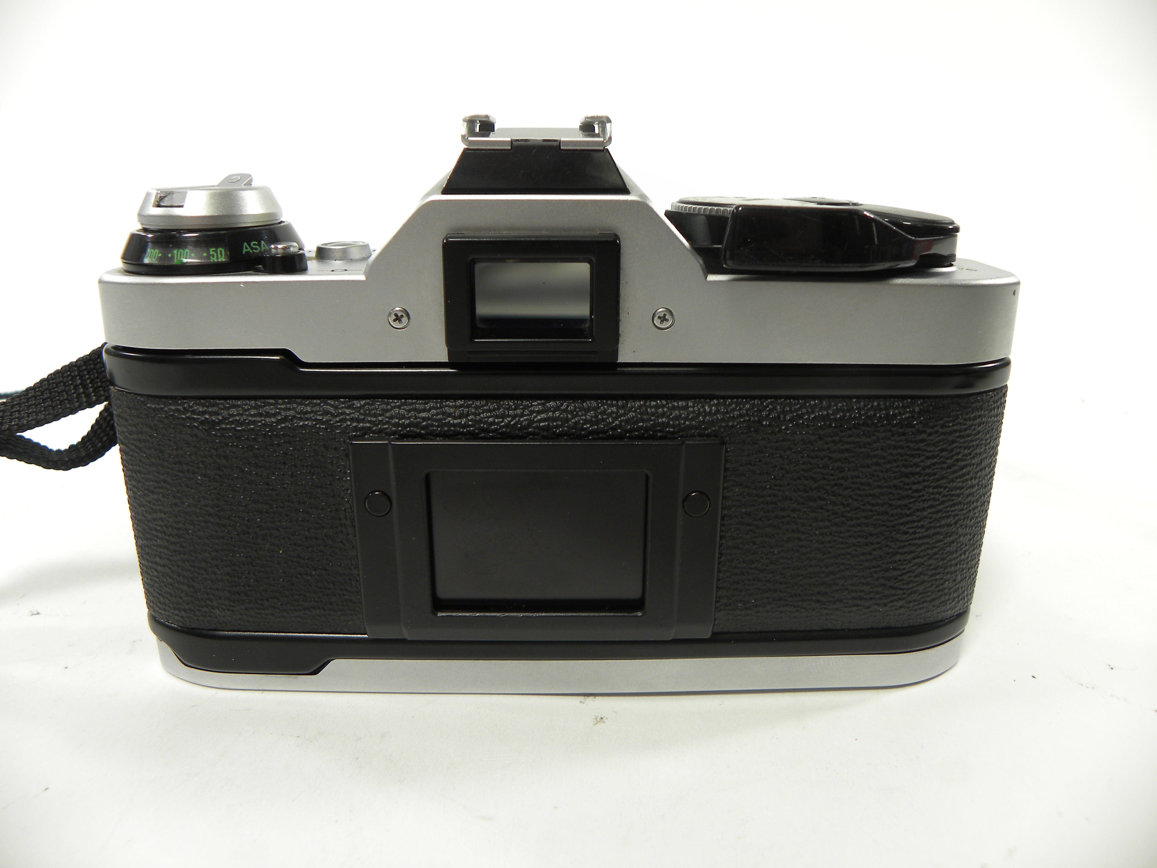Canon AE-1 Program 35mm SLR Camera with a 50mm f/1.8 S.C. FD Lens