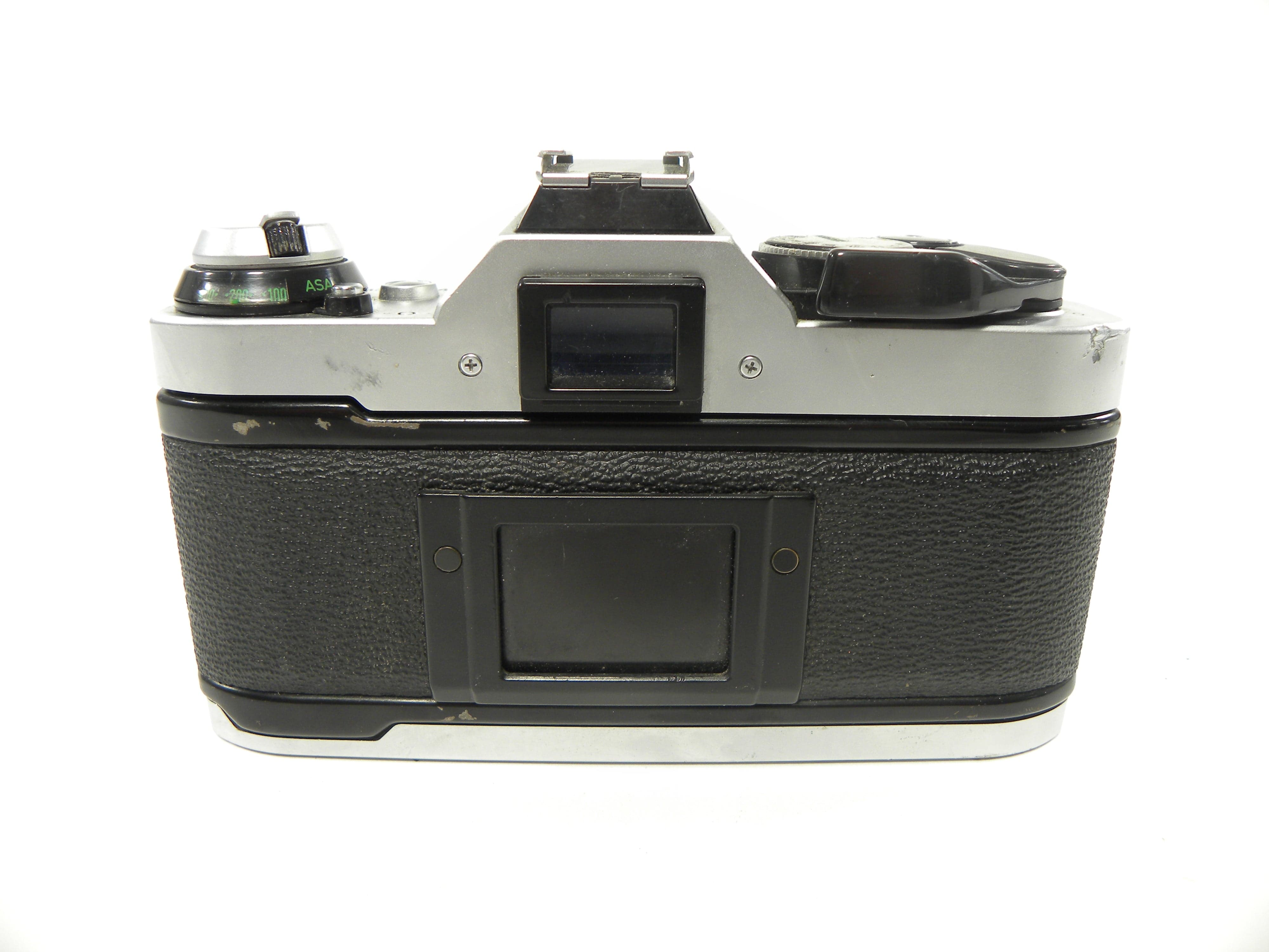 Canon AE-1 Program 35mm SLR Camera with a 50mm f/1.8 S.C. FD Lens