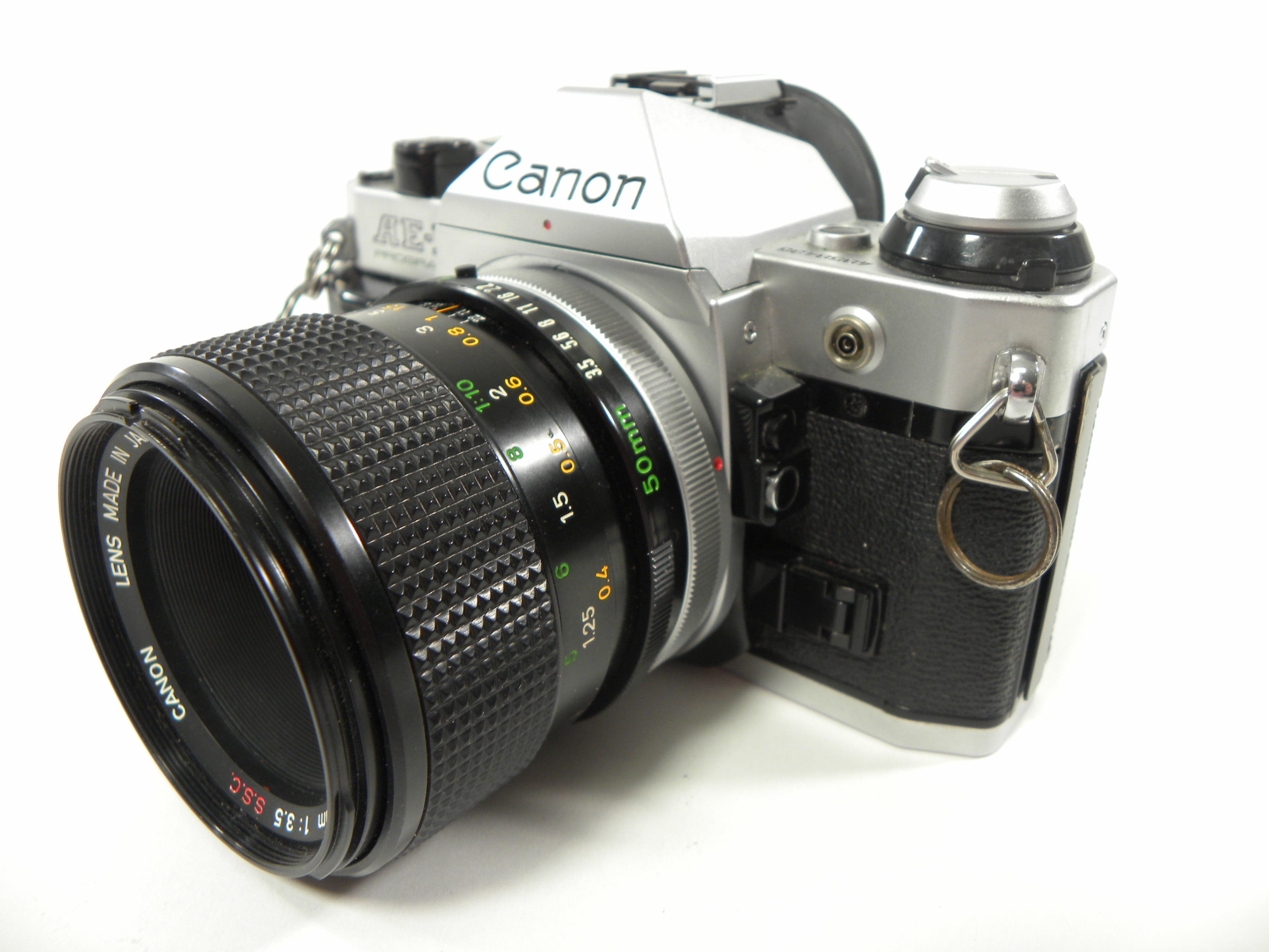 Canon AE-1 Program 35mm SLR w/FD 50mm f3.5 S.S.C.