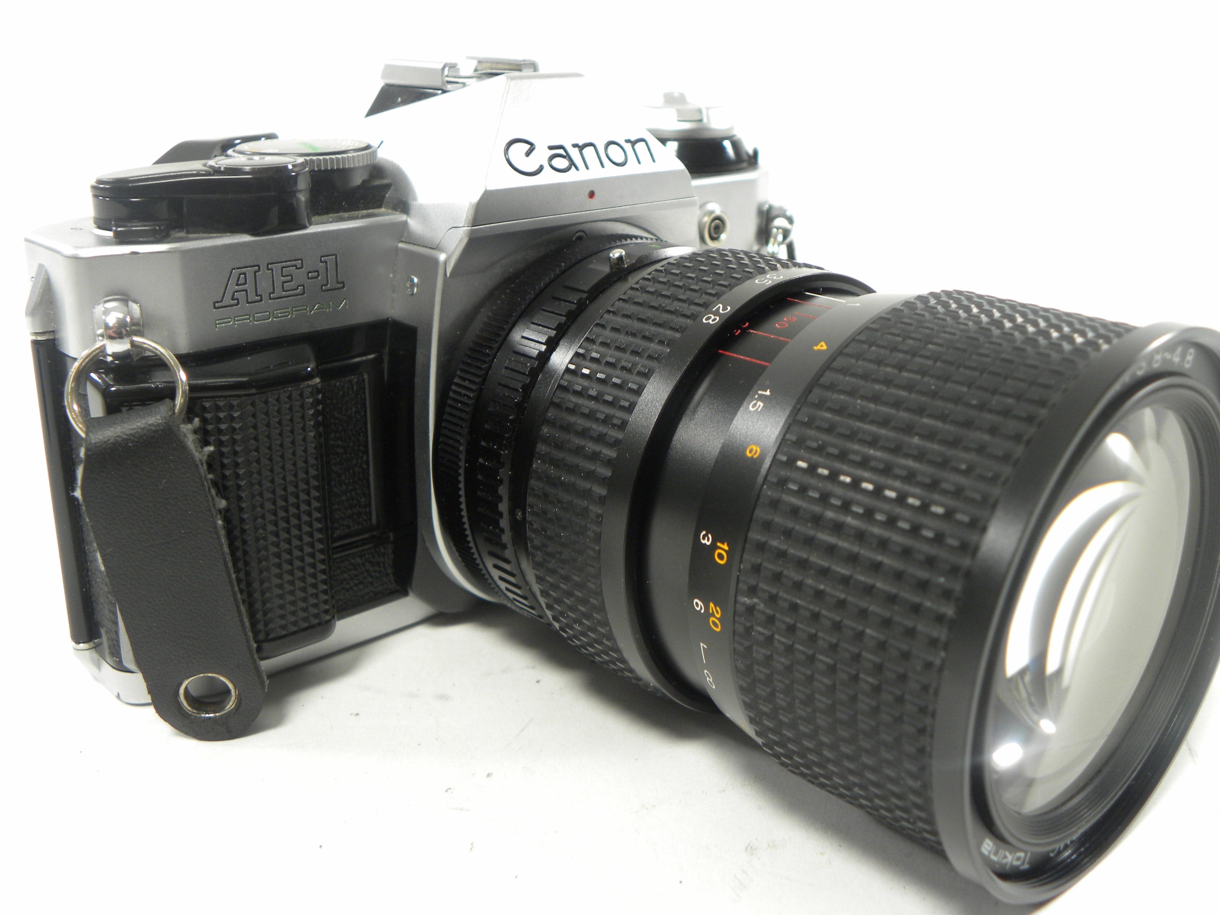 Canon AE-1 Program 35mm SLR w/Tokina RMC EMZ 28-80mm f3.8-4.8