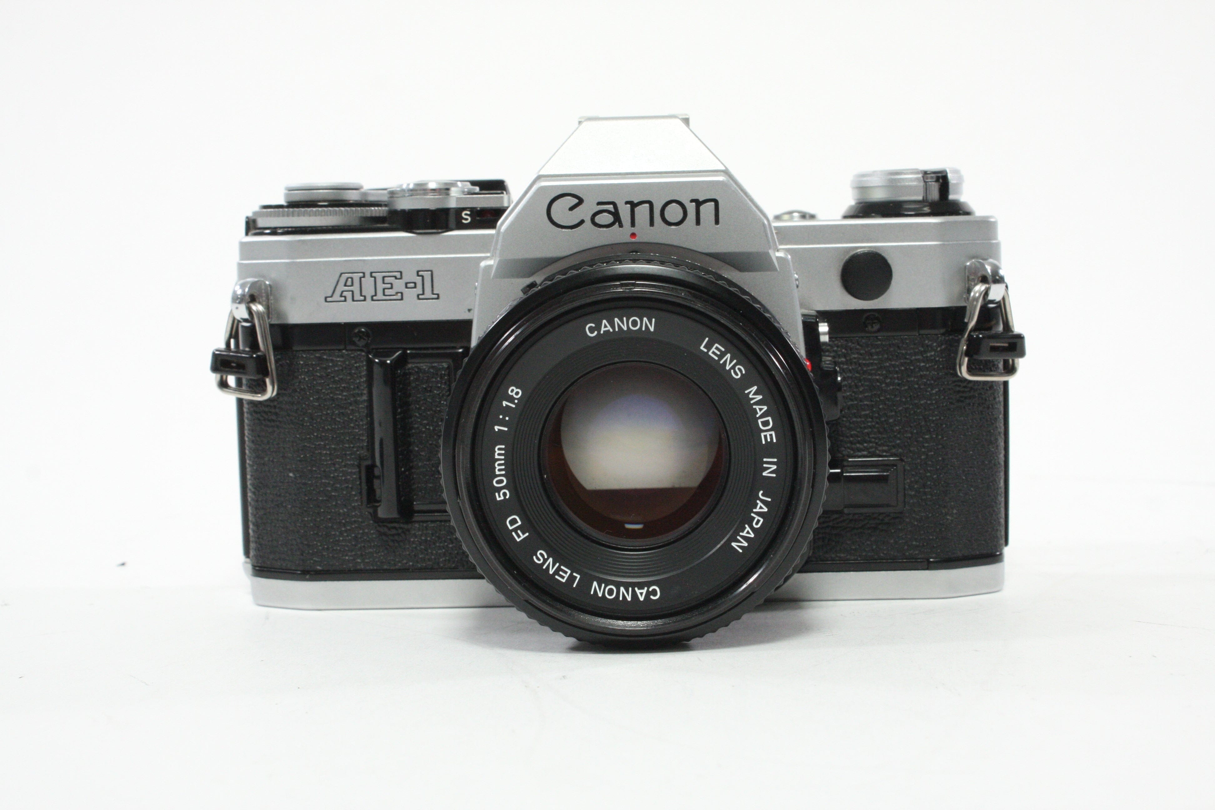Canon AE-1 Program SLR Camera with 50mm f/1.8 Lens