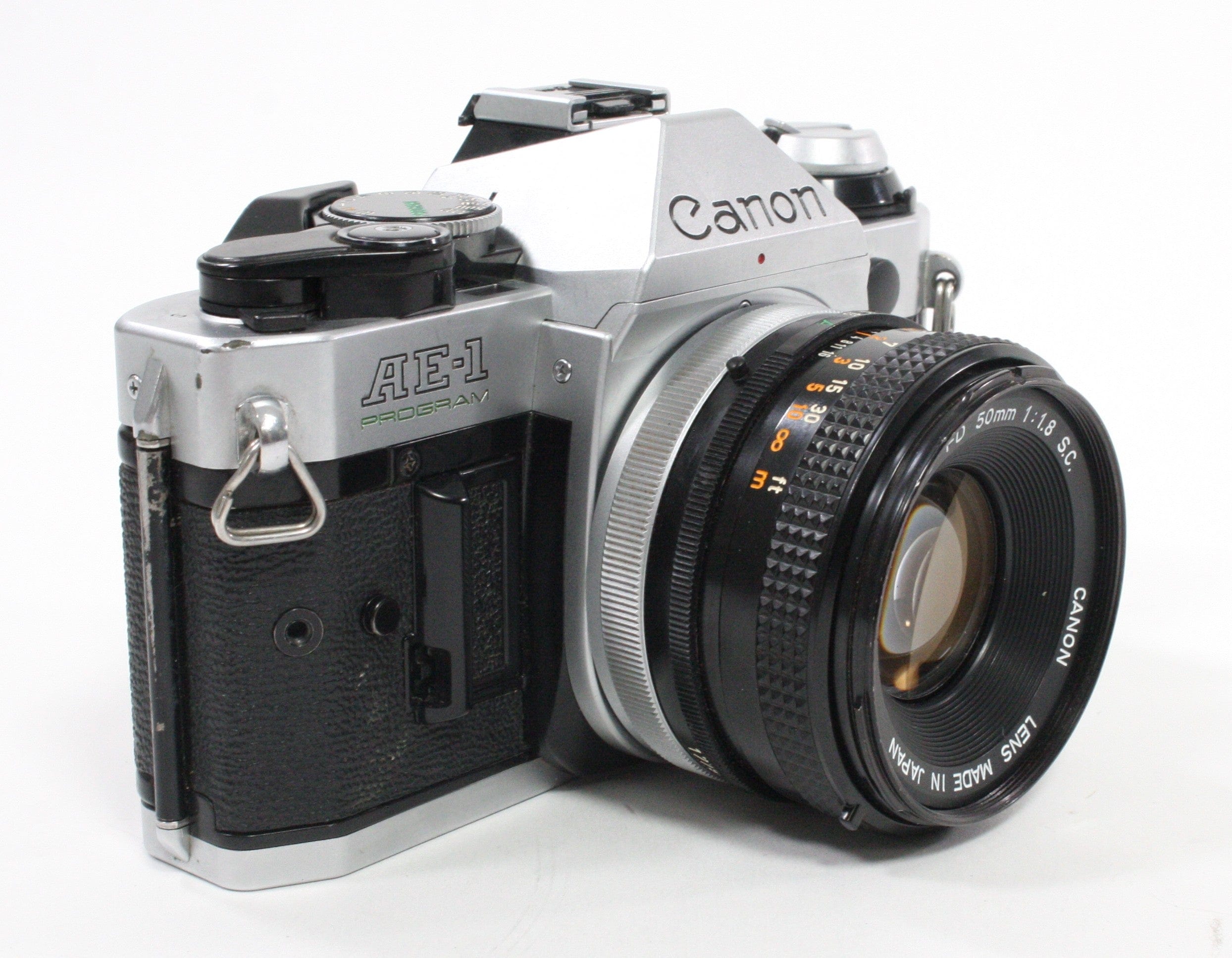 Canon AE-1 Program with 50mm f/1.8 S.C. Lens