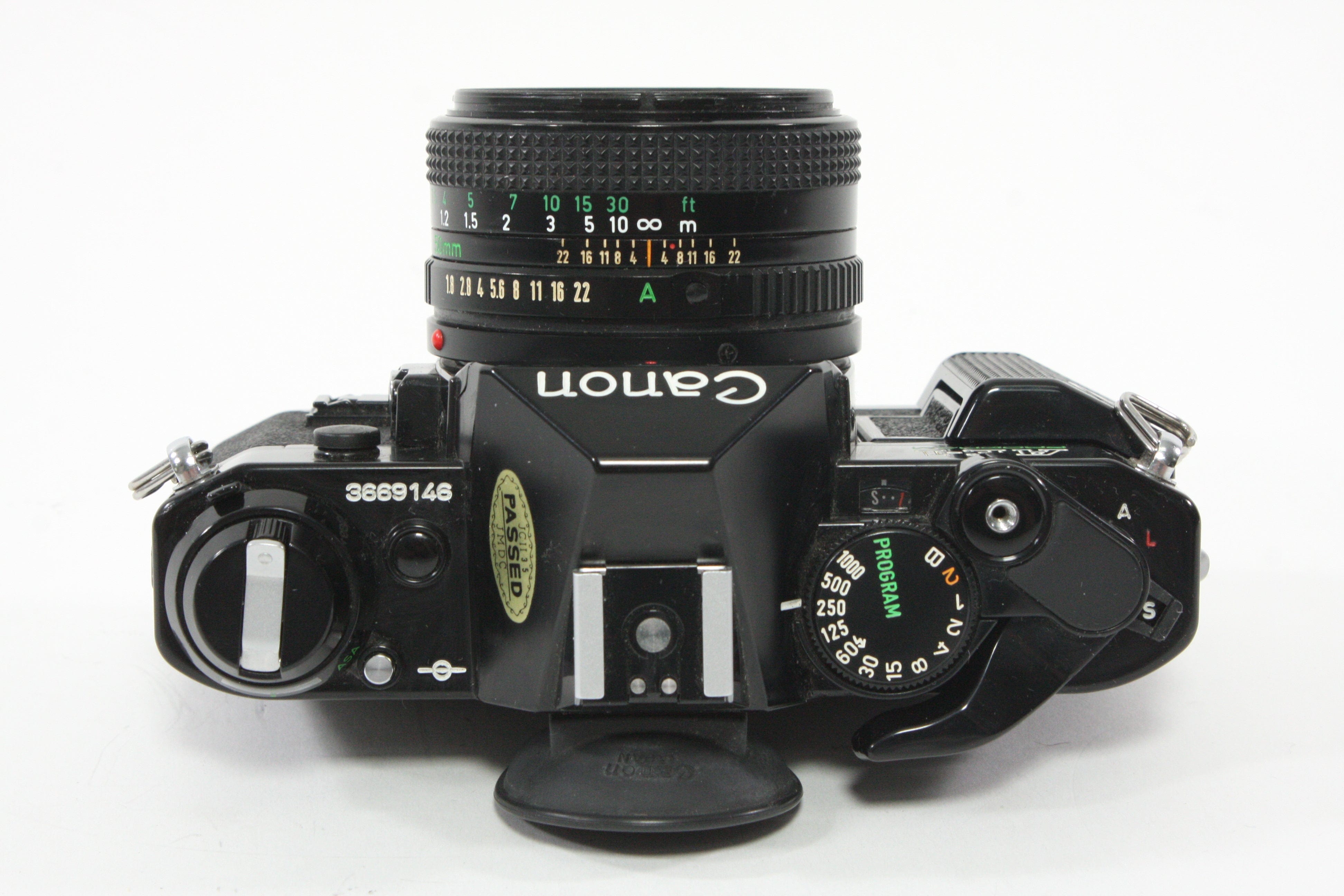 Canon AE-1 Program with 50mm F1.8 Lens (Black)