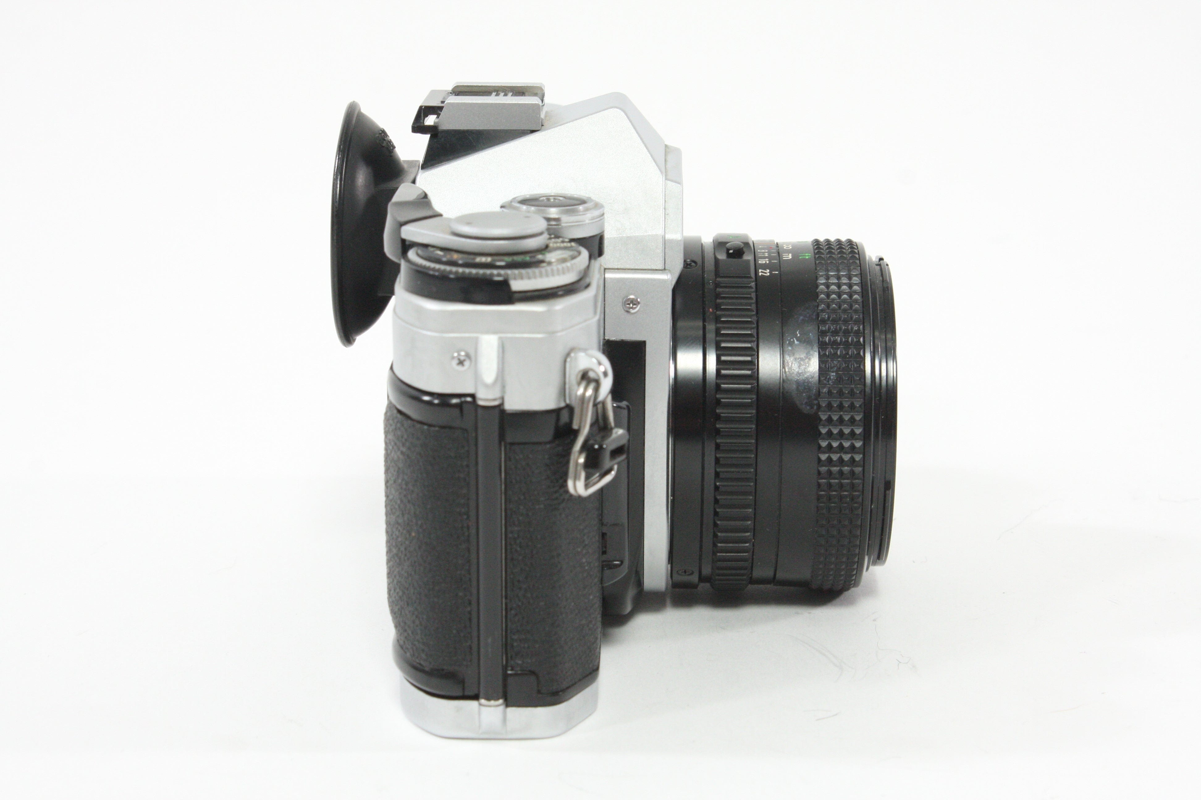 Canon AE-1 with 50mm F1.8 lens