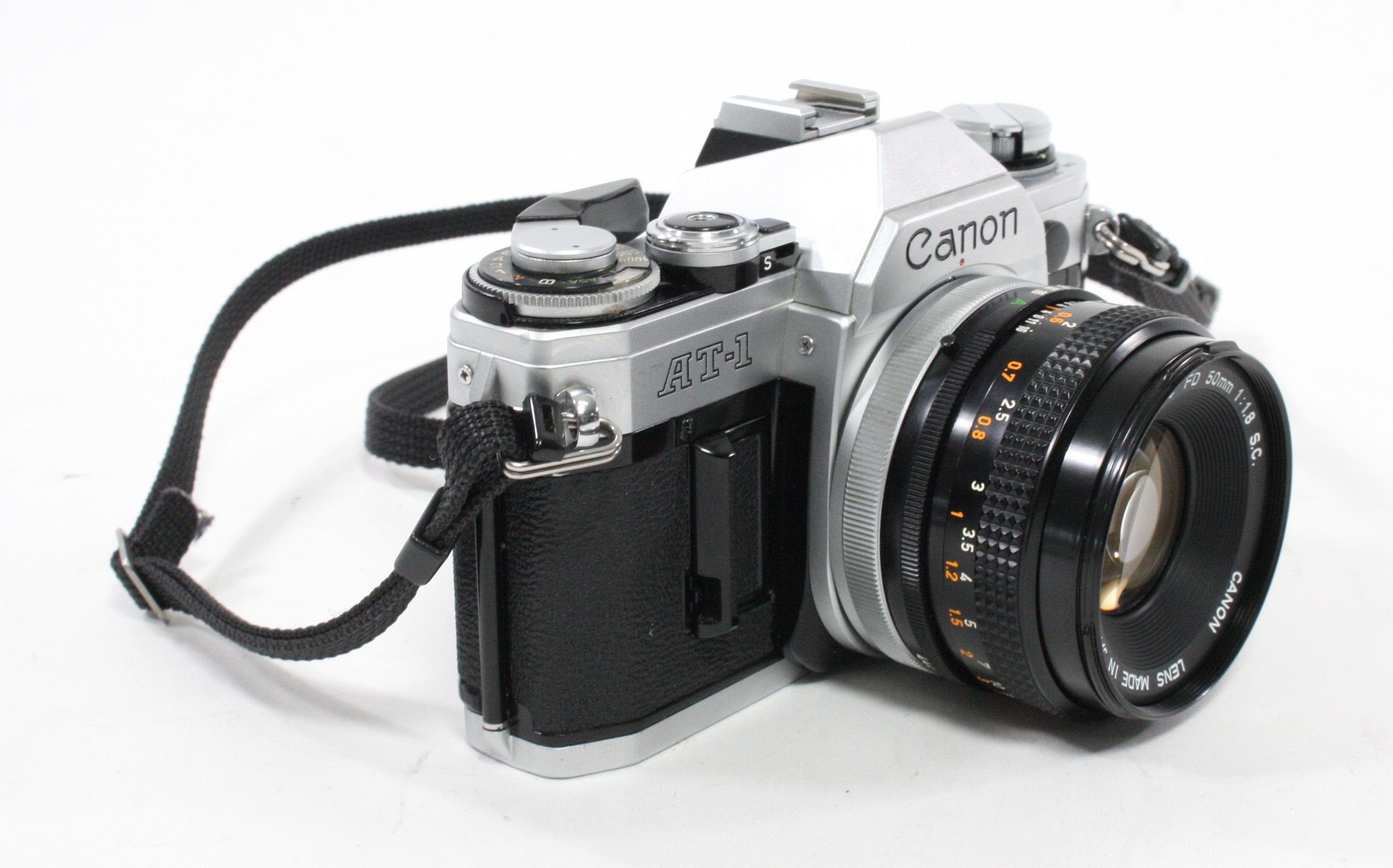 Canon AT-1 SLR Camera with 50mm f/1.8 S.C. FD Lens