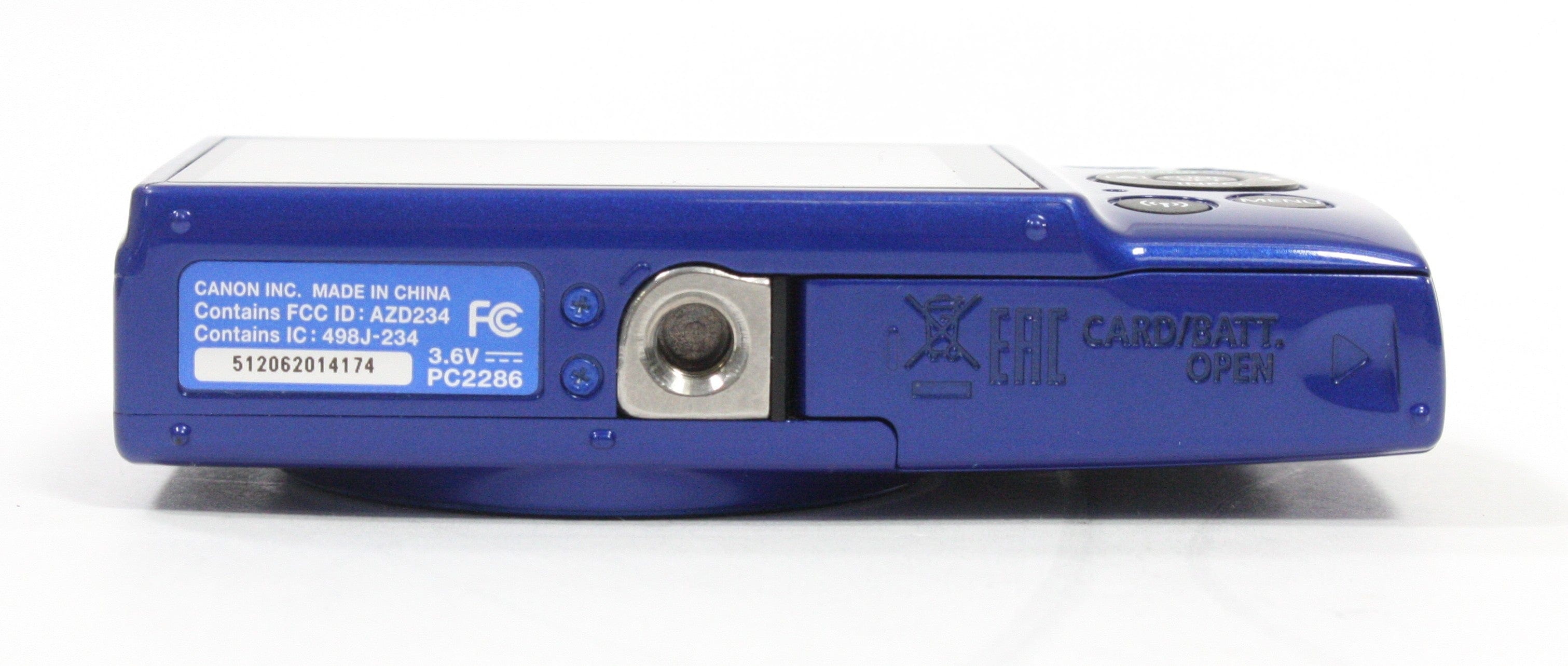 Canon Elph 190 IS Digital Point and Shoot Camera (Blue)