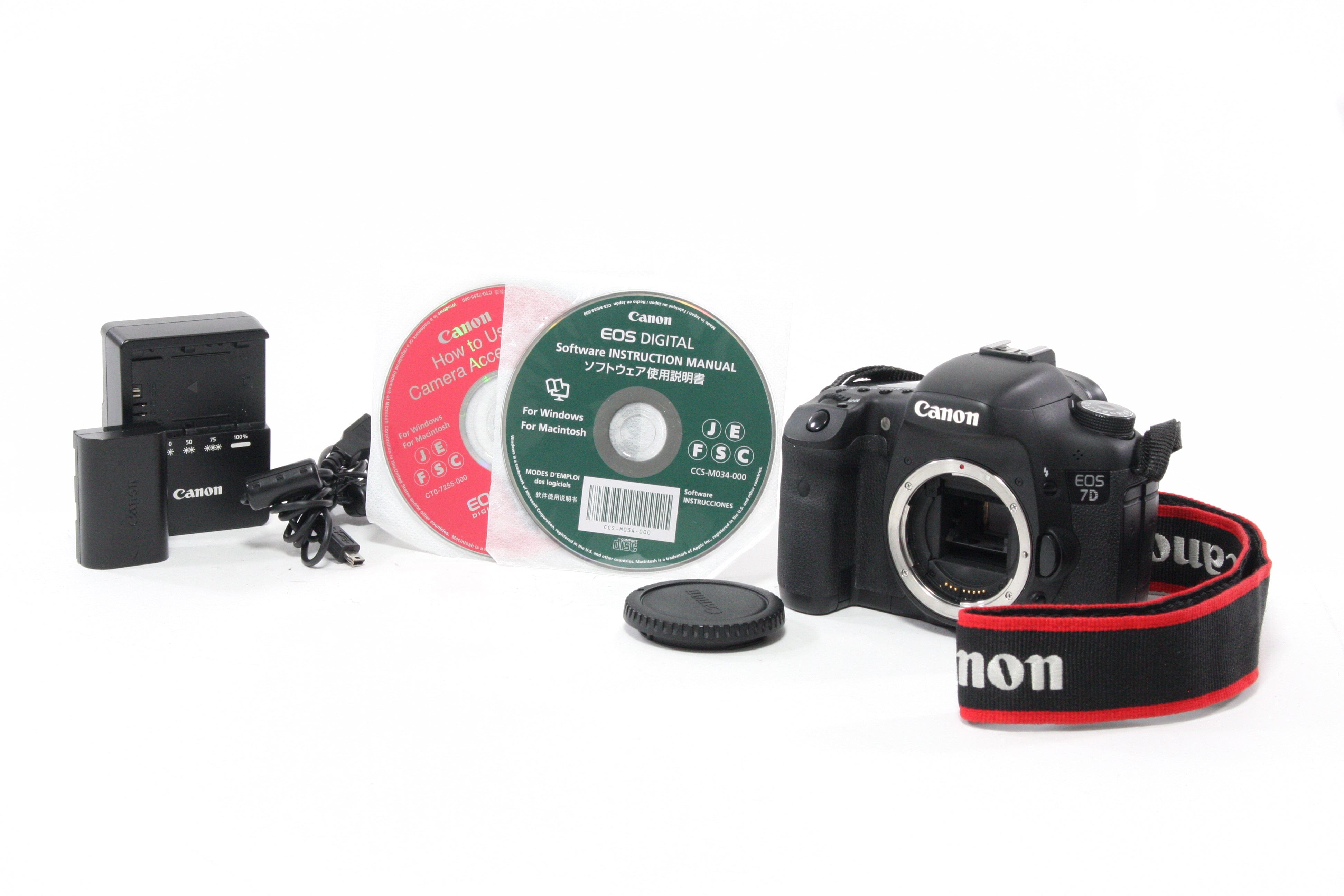 Canon EOS 7D DSLR Camera Body with a Shutter Count of 15,607
