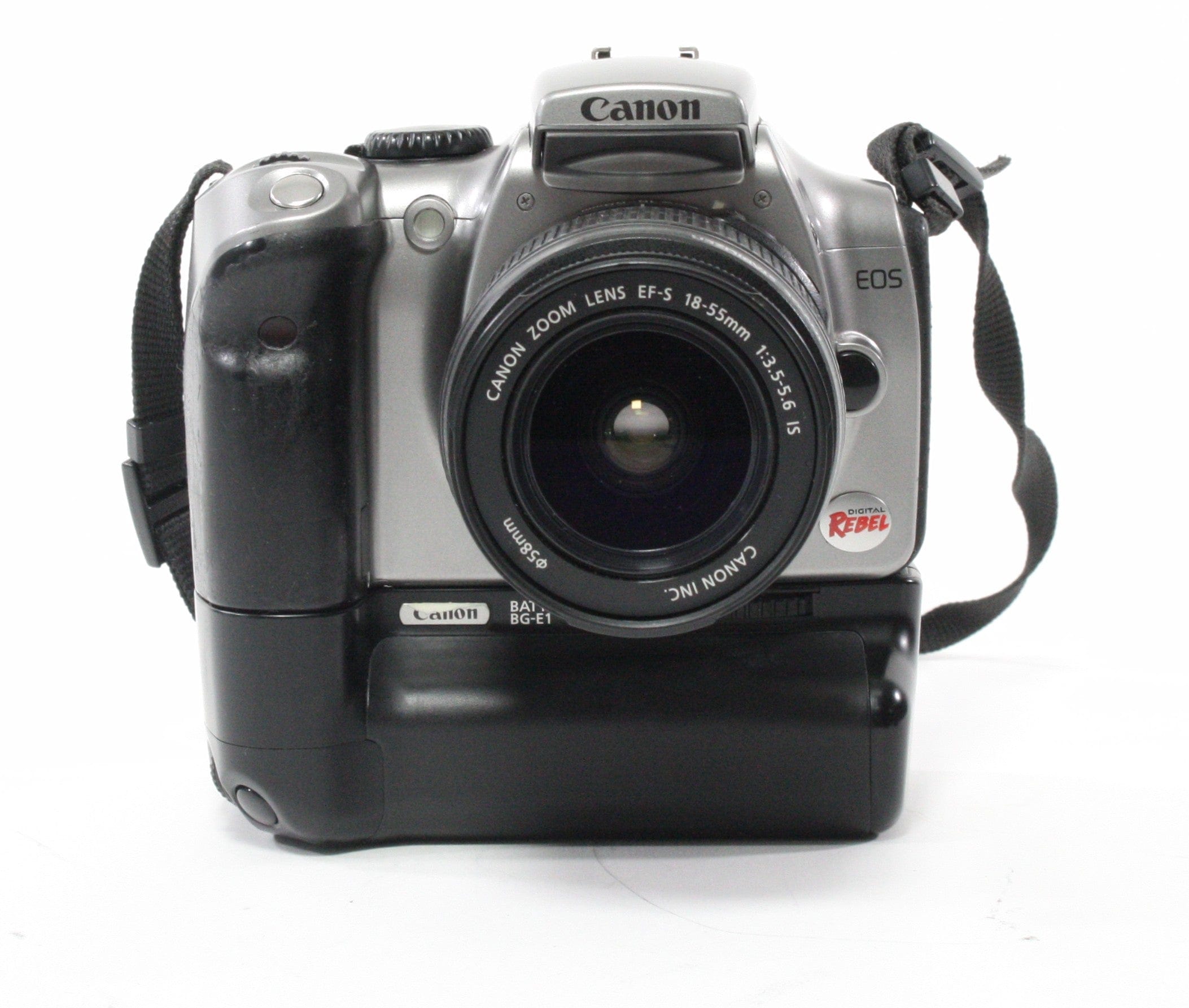 Canon EOS Rebel Digital Original wtih BG-E1 Battery Grip and 18-55mm f/3.5-5.6
