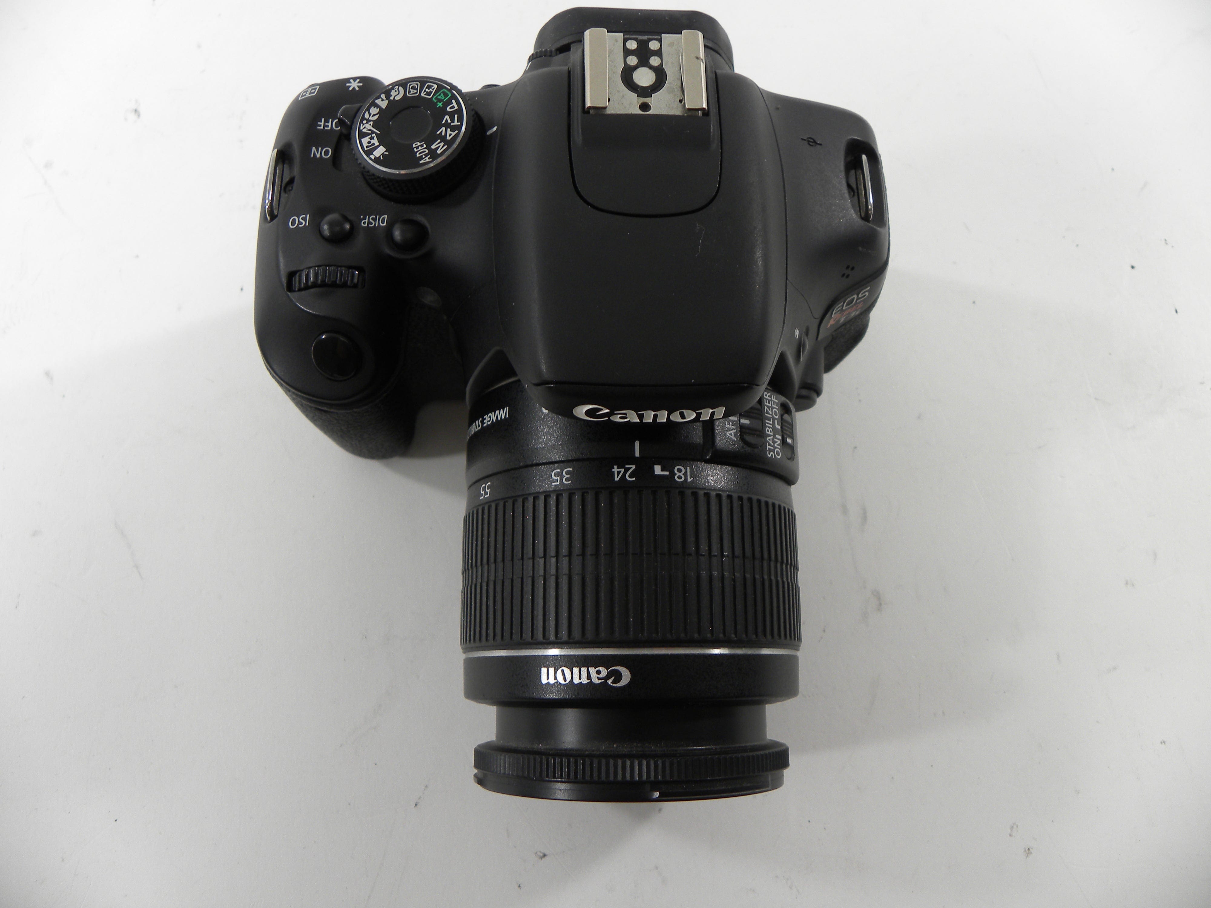 Canon EOS Rebel T3i 18mp Digital SLR w/EF-S 18-55 IS II Shutter Ct. 75,619