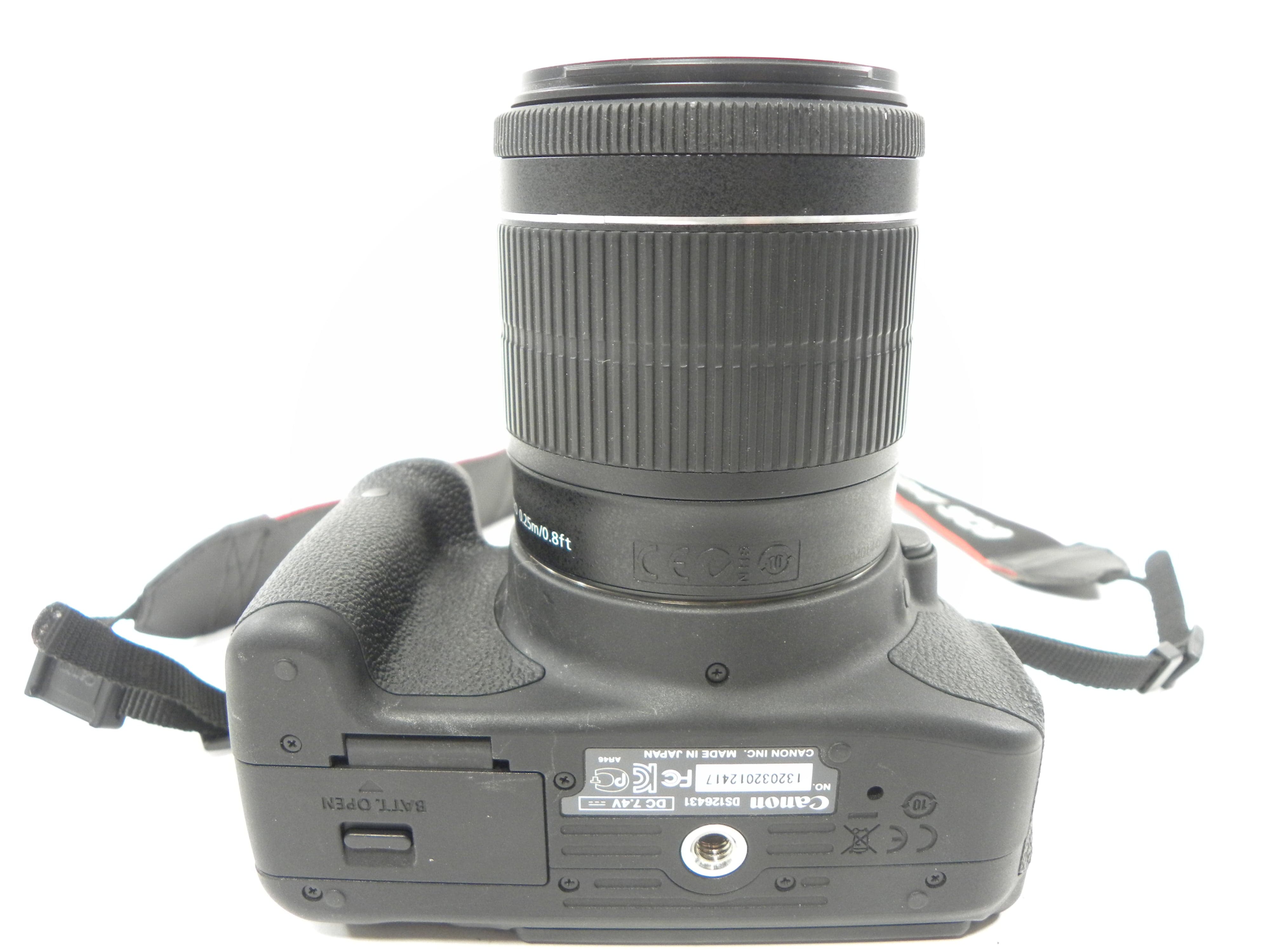 Canon EOS Rebel T5i 18.0mp Digital SLR w/EF-S 18-55 IS STM Shutter Ct. 1,857