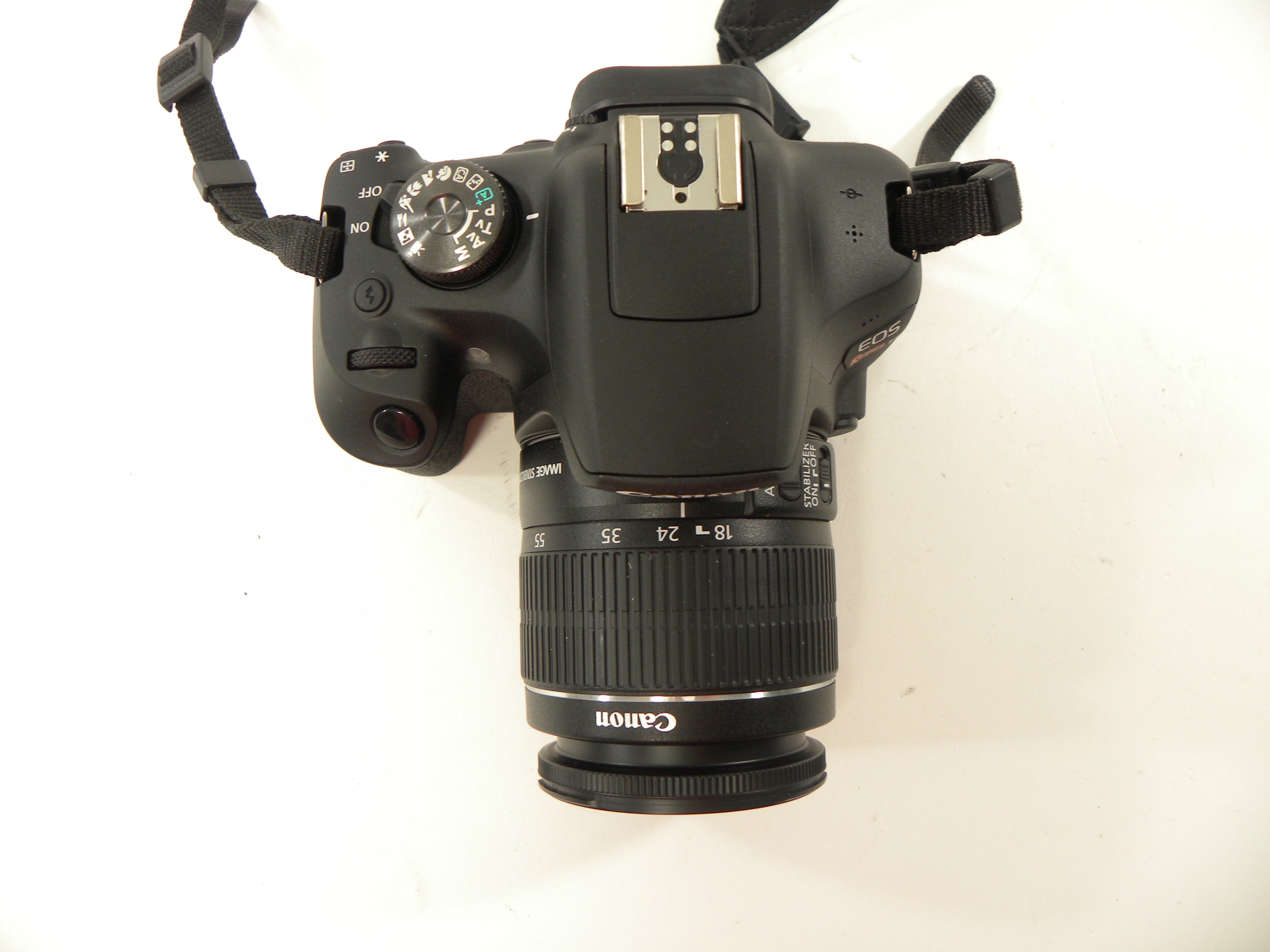 Canon EOS Rebel T7 24.1mp Digital SLR w/EF-S 18-55 IS II Shutter Ct. 214
