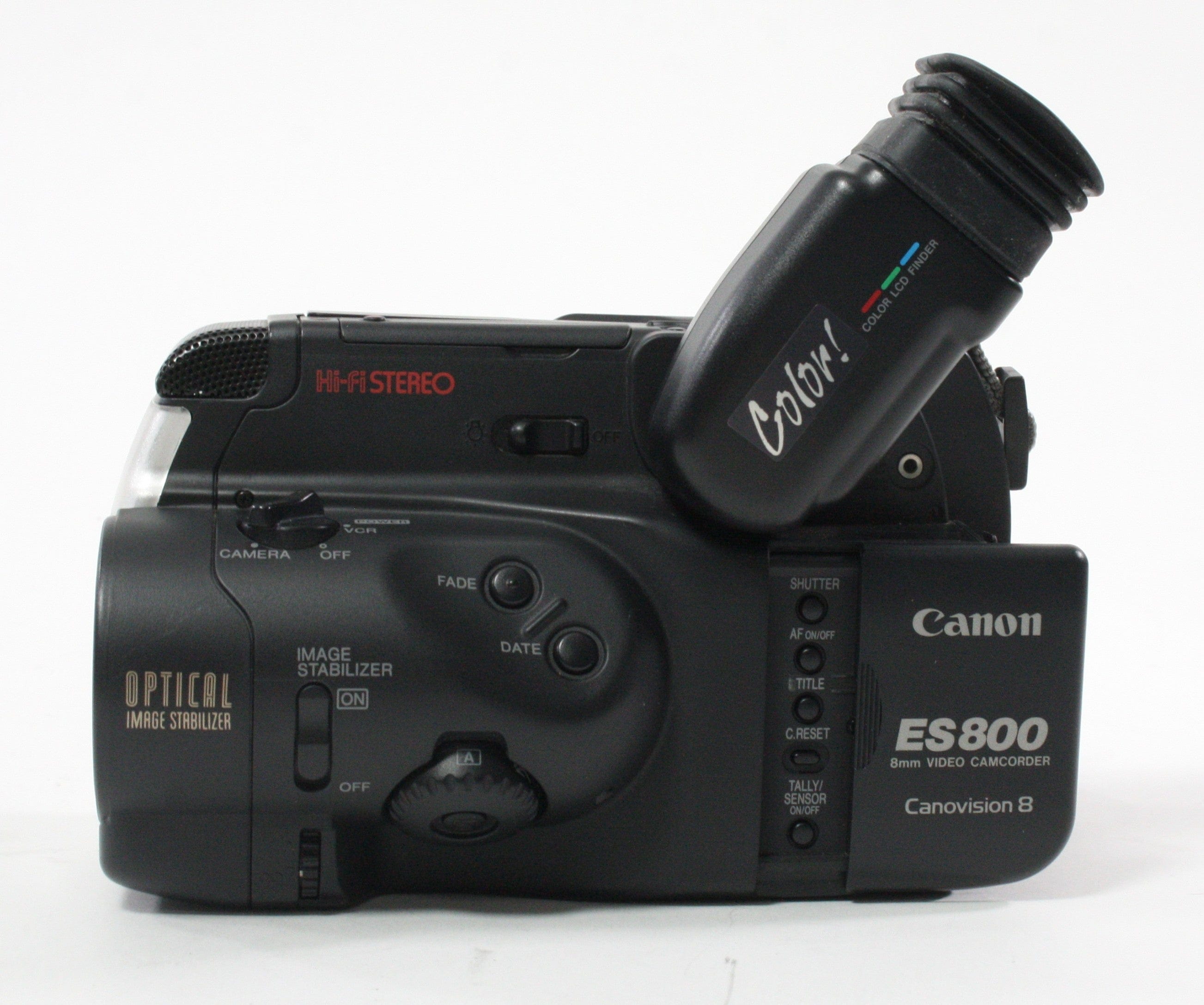 Canon ES800 8mm Camcorder with Accessories