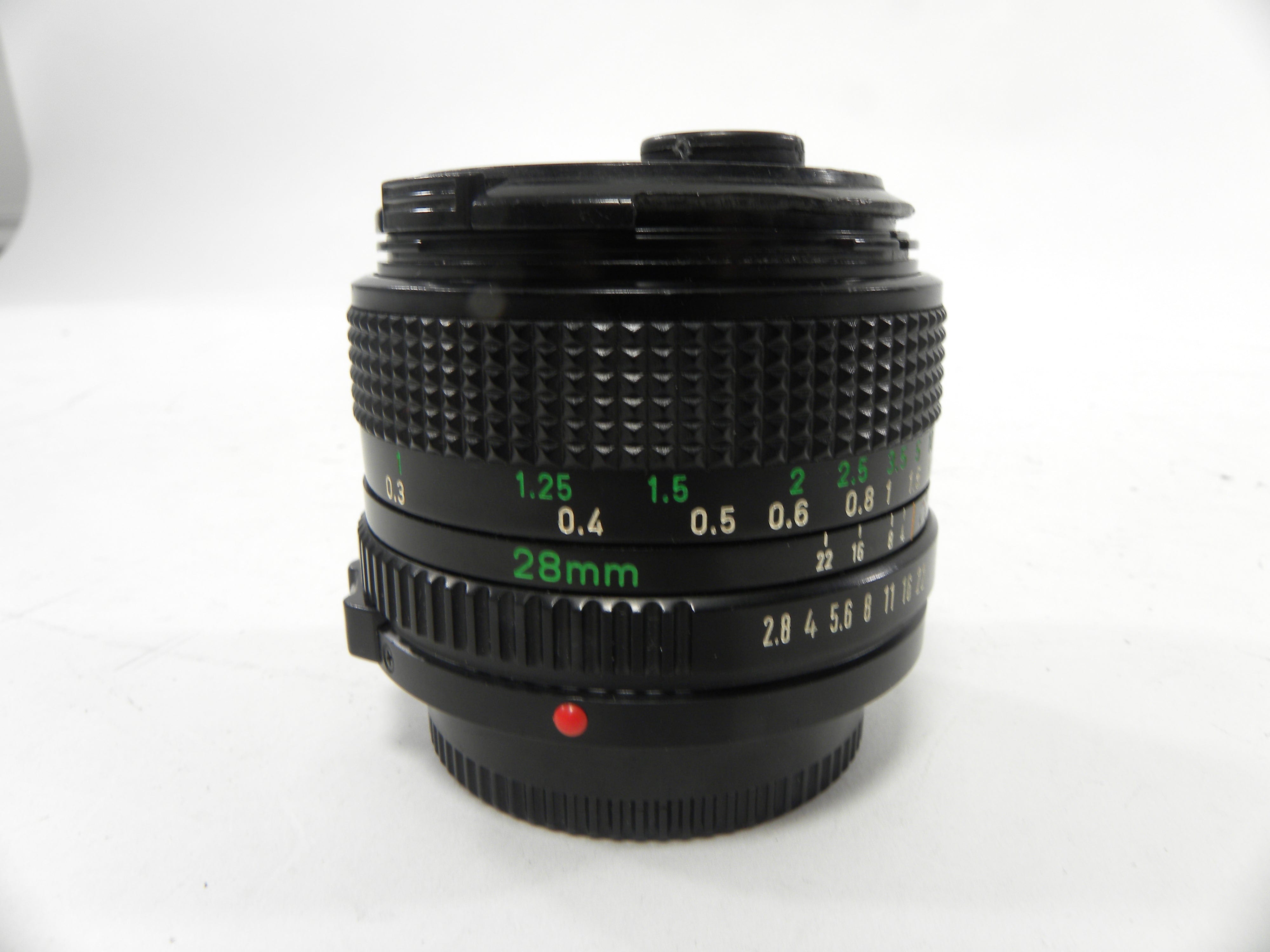 Canon FD 28mm f2.8