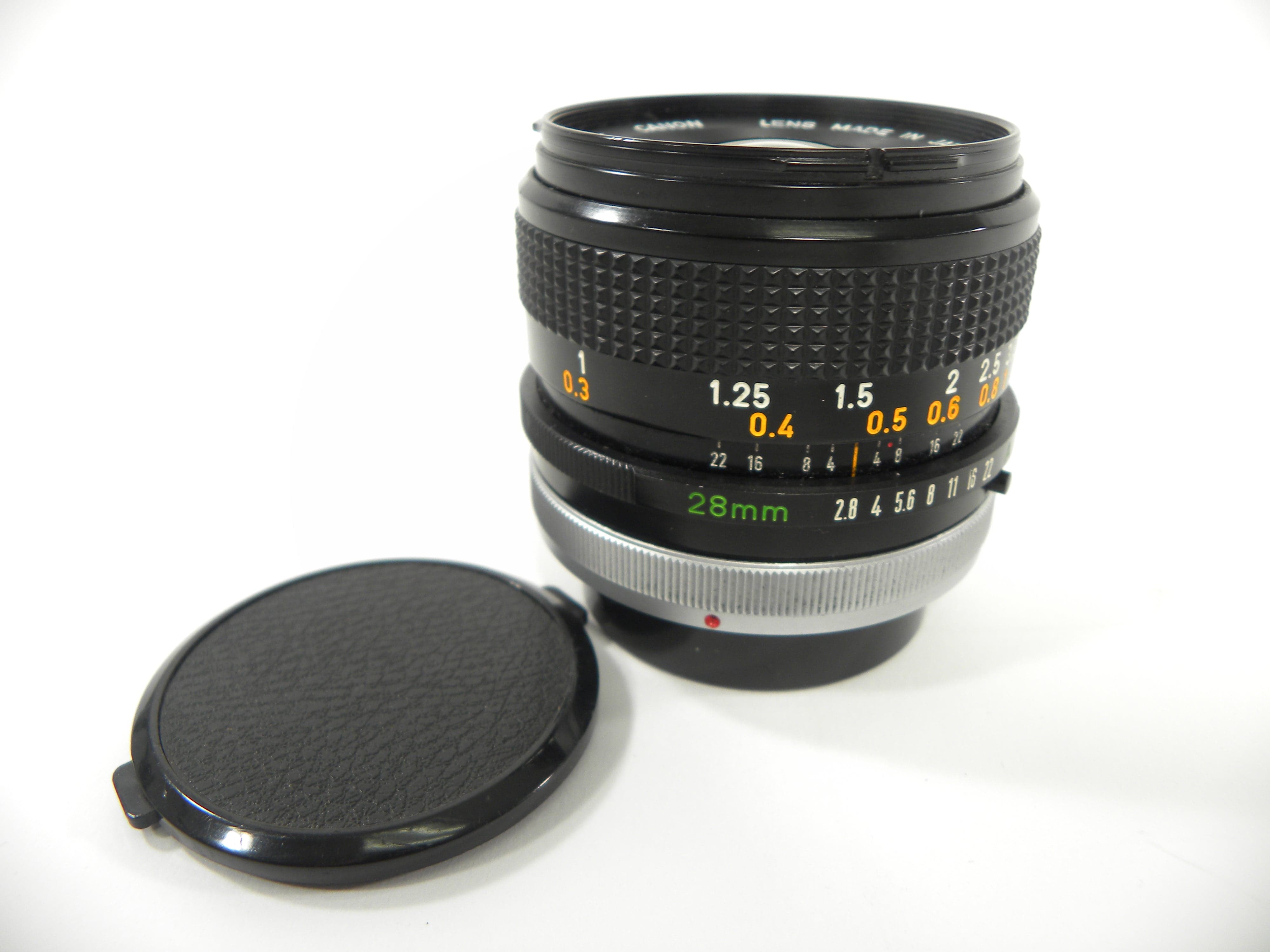 Canon FD 28mm f2.8 S.C.