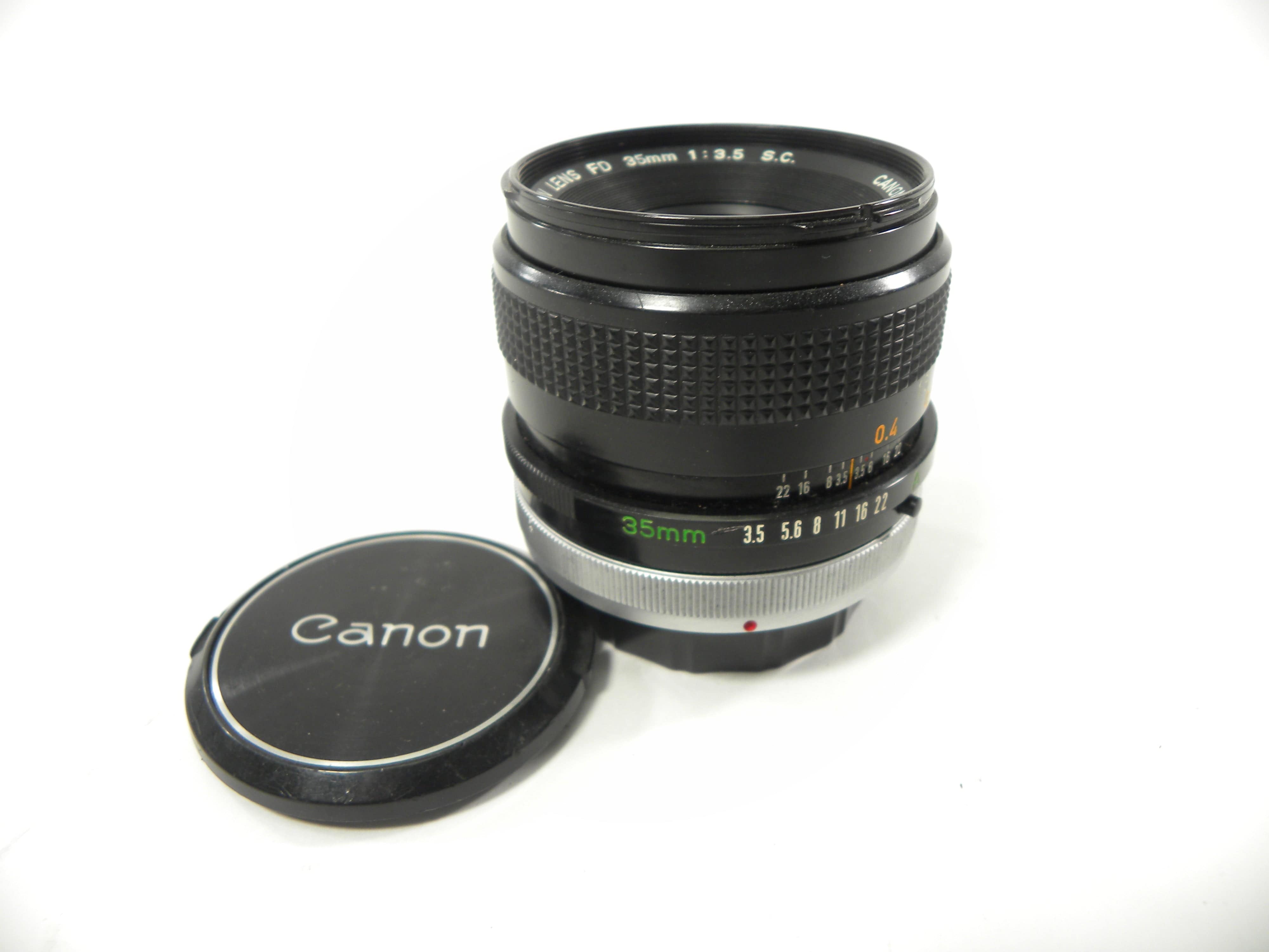 Canon FD 35mm f3.5 S. C.